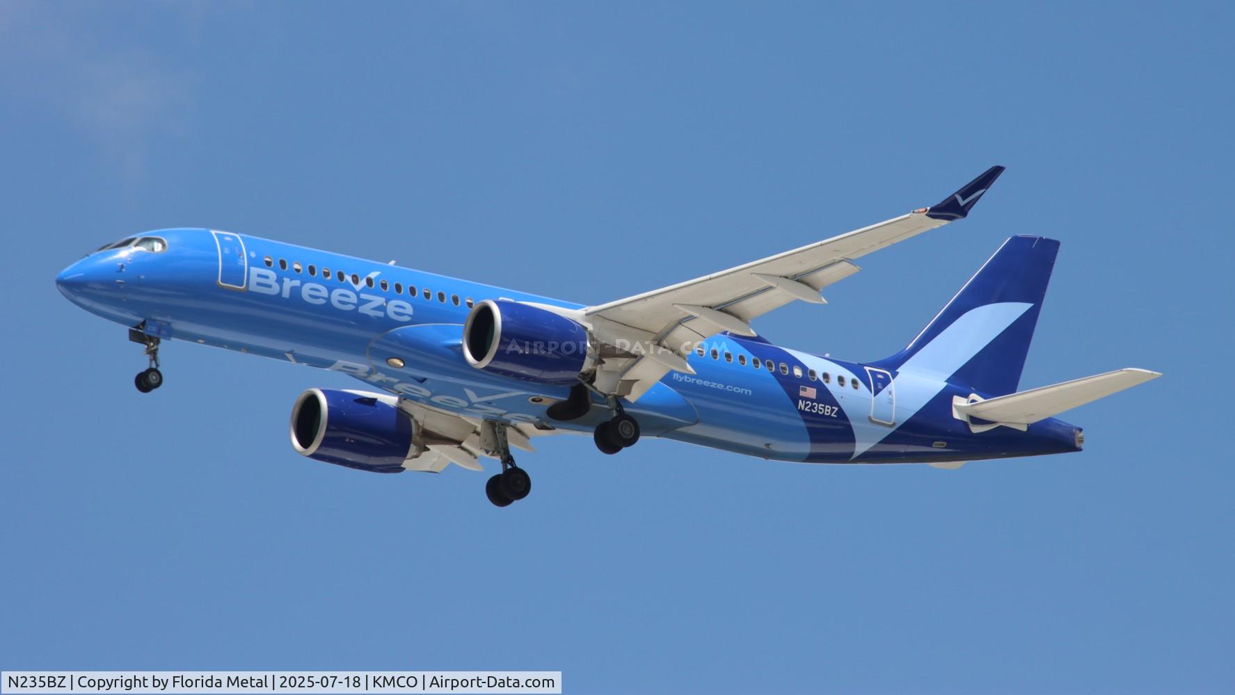 N235BZ, 2024 Airbus A220-300 (BD-500-1A11), c/n 55277, MXY A223 zx lns-mco