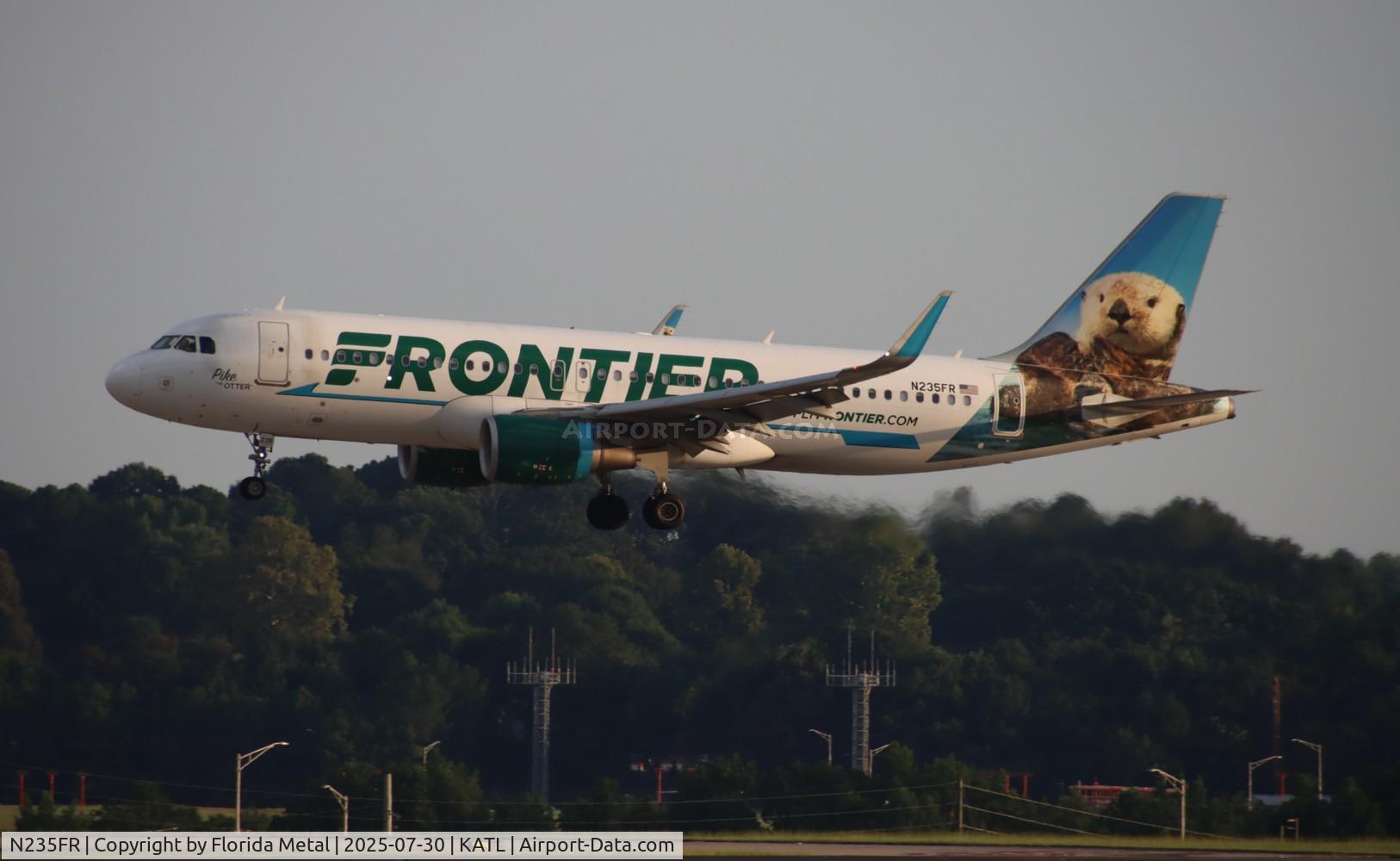 N235FR, 2016 Airbus A320-214 C/N 7272, FFT A320 Pike zx puj-atl