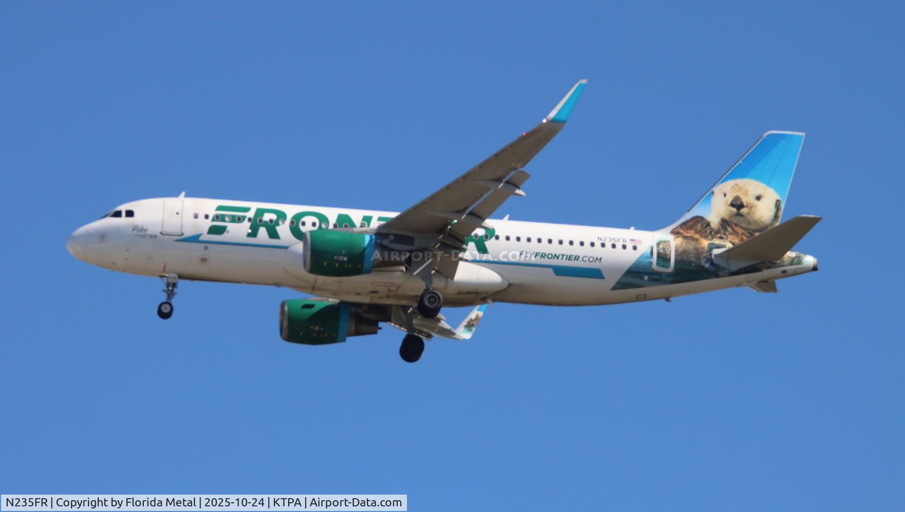 N235FR, 2016 Airbus A320-214 C/N 7272, FFT A320 Pike zx rdu-tpa