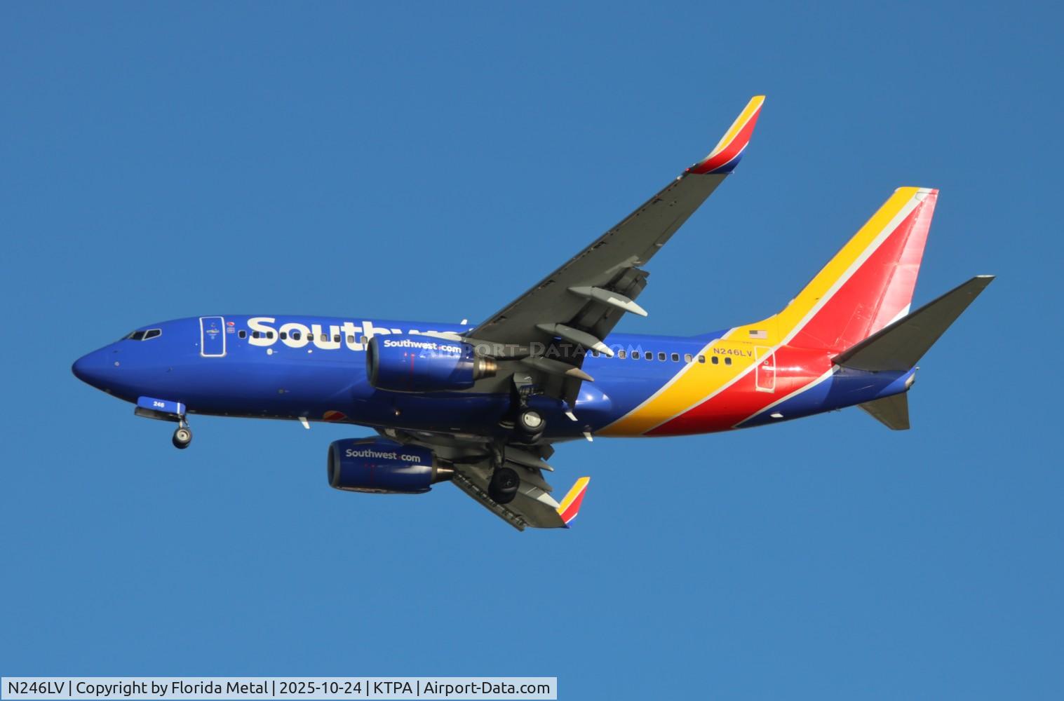 N246LV, 2006 Boeing 737-7H4, c/n 32507, SWA 737 nc zx bdl-tpa