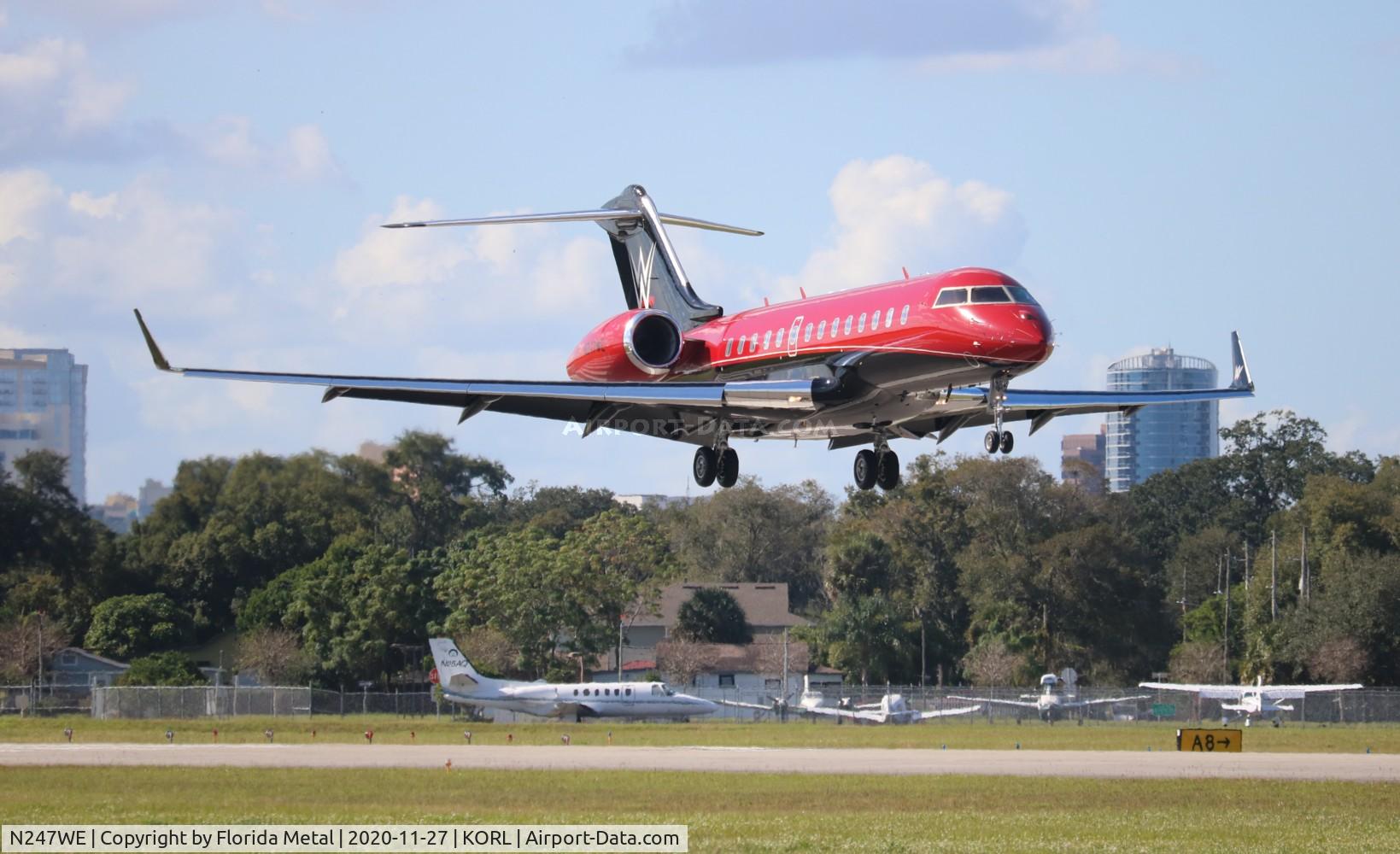 N247WE, 2007 Bombardier BD-700-1A11 Global 5000, c/n 9245, Global 5000 zx