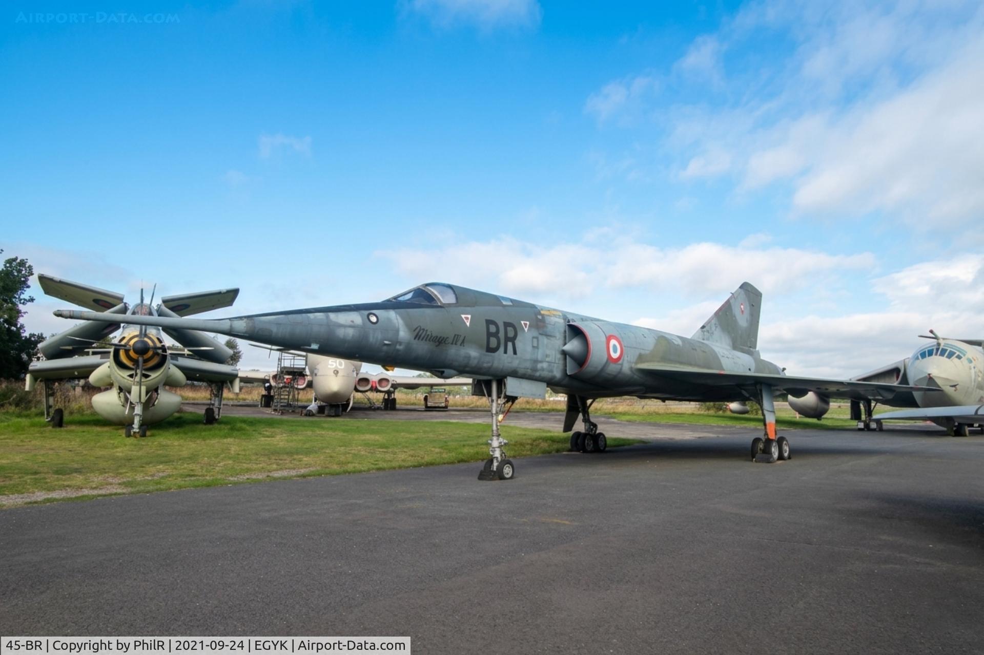 45-BR, , 45 BR 1966 Dassault Mirage IVA AdeL YAM Elvington 
