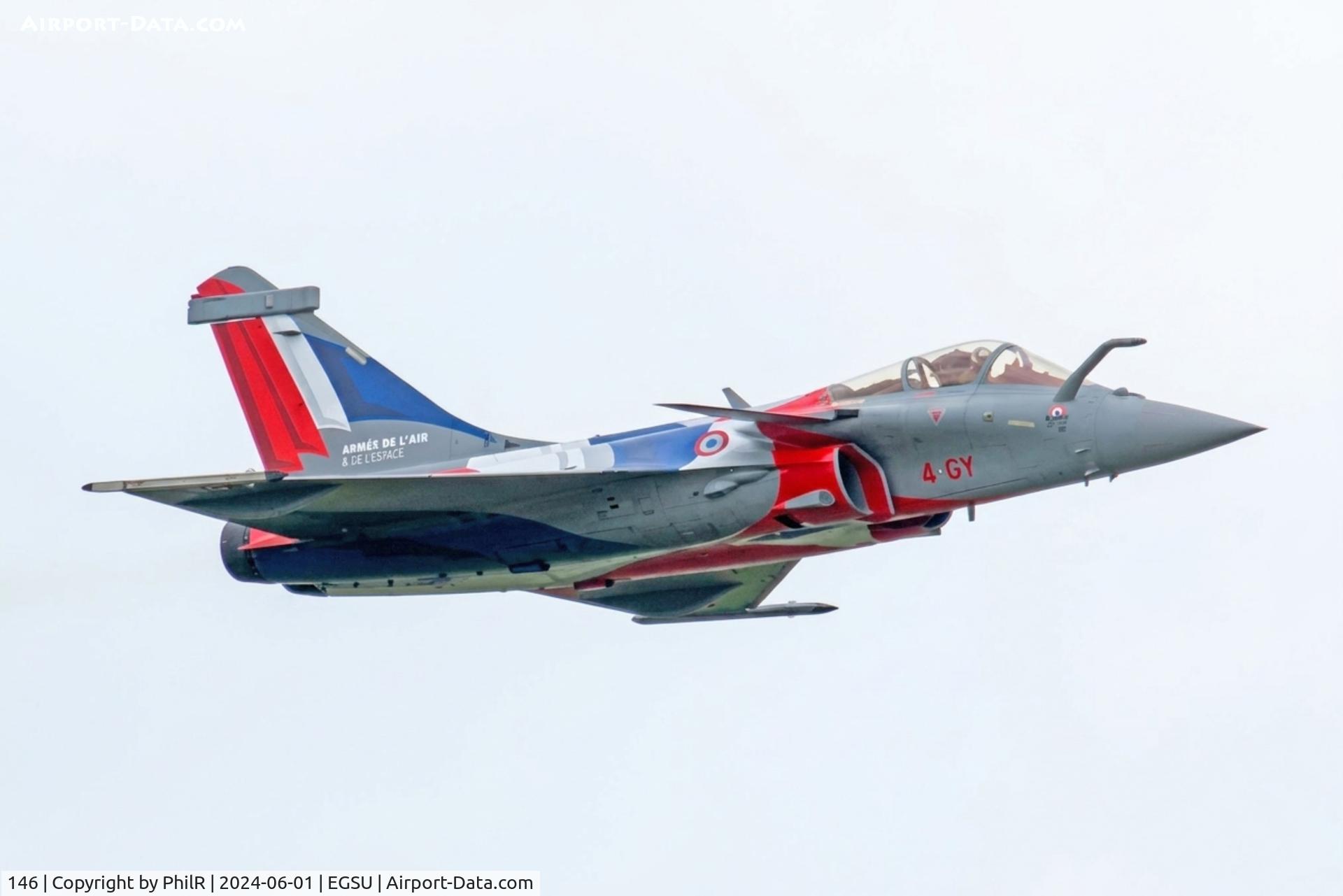 146, Dassault Rafale C C/N 146, 146 4-GY Dassault Rafale C Armée de L'Air D Day Display Duxford
