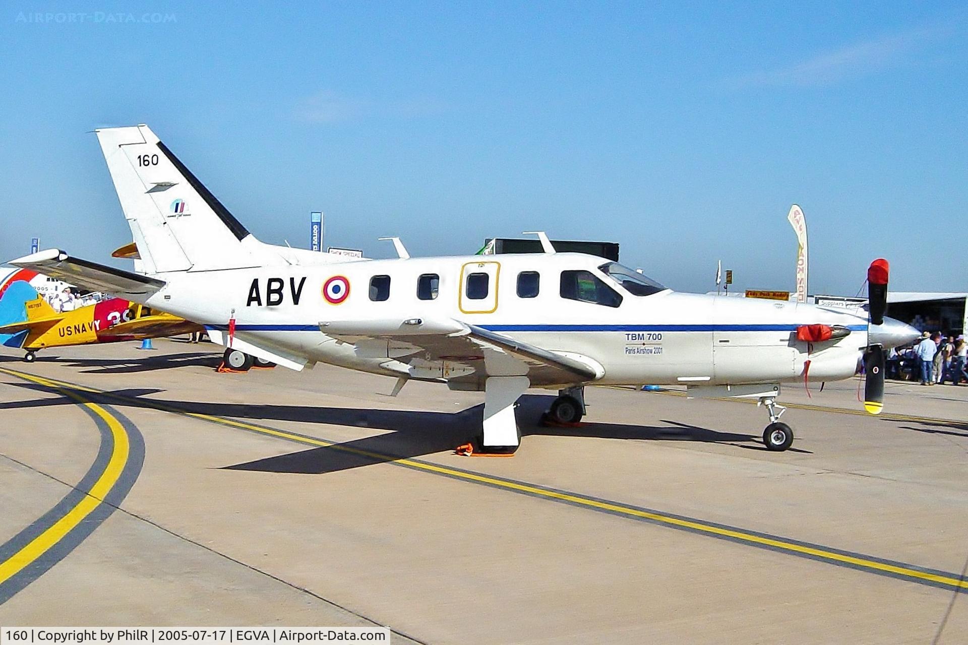 160, 2000 Socata TBM-700 C/N 160, 160-ABV 2000 SOCATA TBM700 AdT RIAT 
