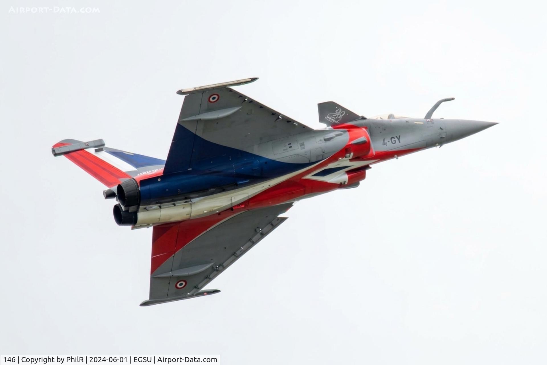 146, Dassault Rafale C C/N 146, 146 4-GY Dassault Rafale C Armée de L'Air D Day Display Duxford
