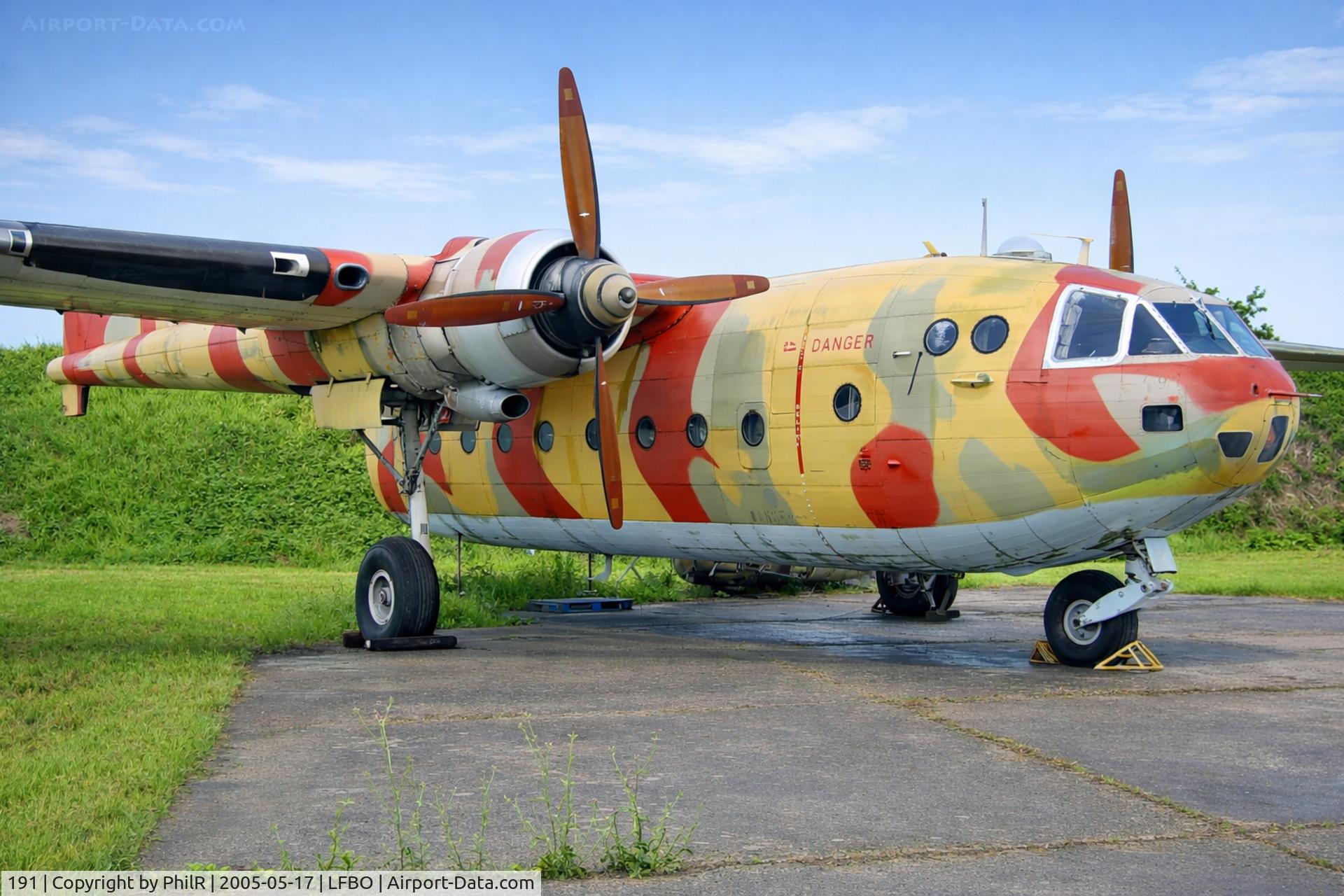 191, Nord N-2501F Noratlas C/N 191, 191 Nord 2501F Noratlas AdL TLS 
