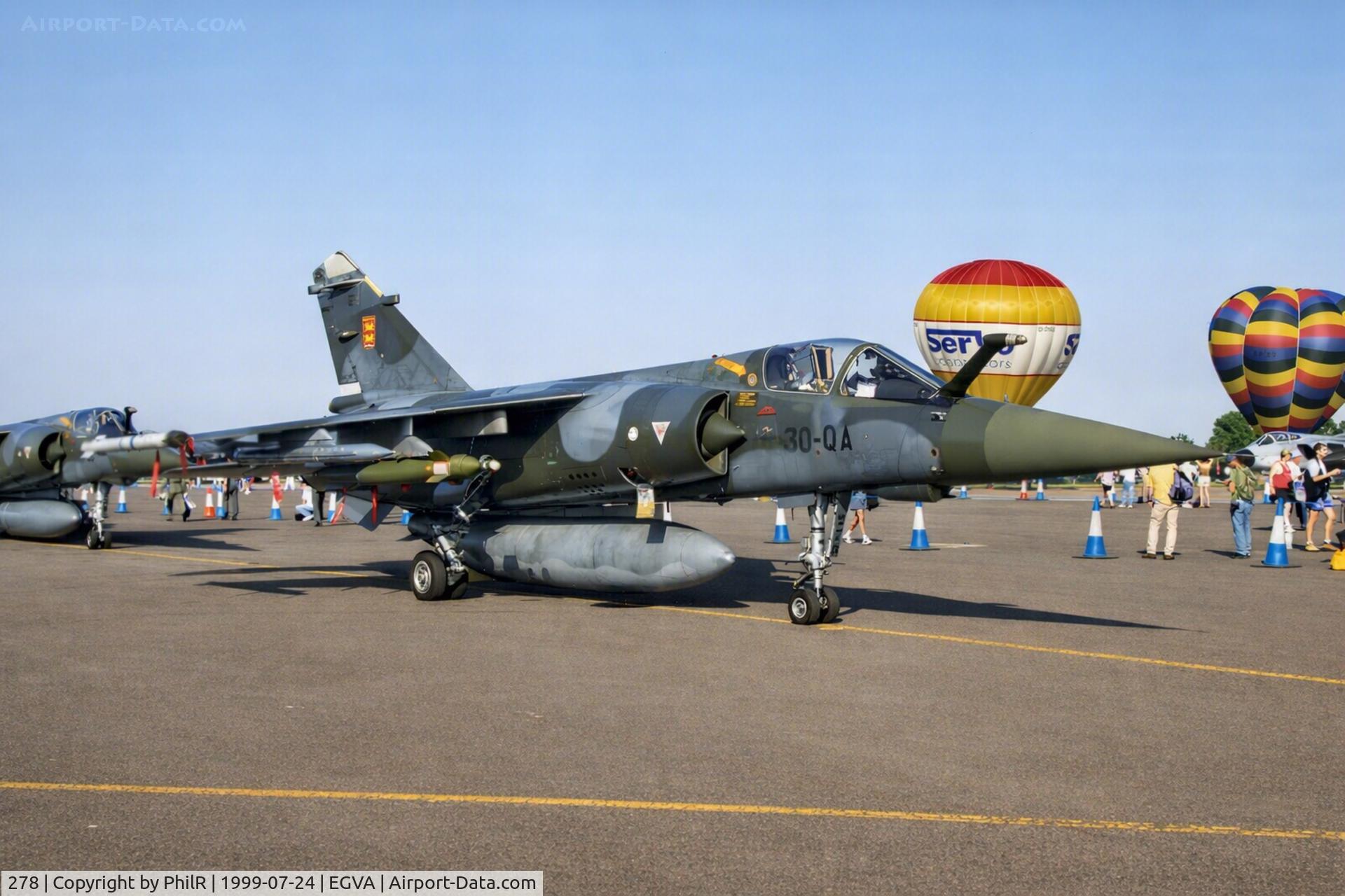 278, Dassault Mirage F.1CT C/N 278, 278 Dassault Mirage F1CT AdeL RIAT 