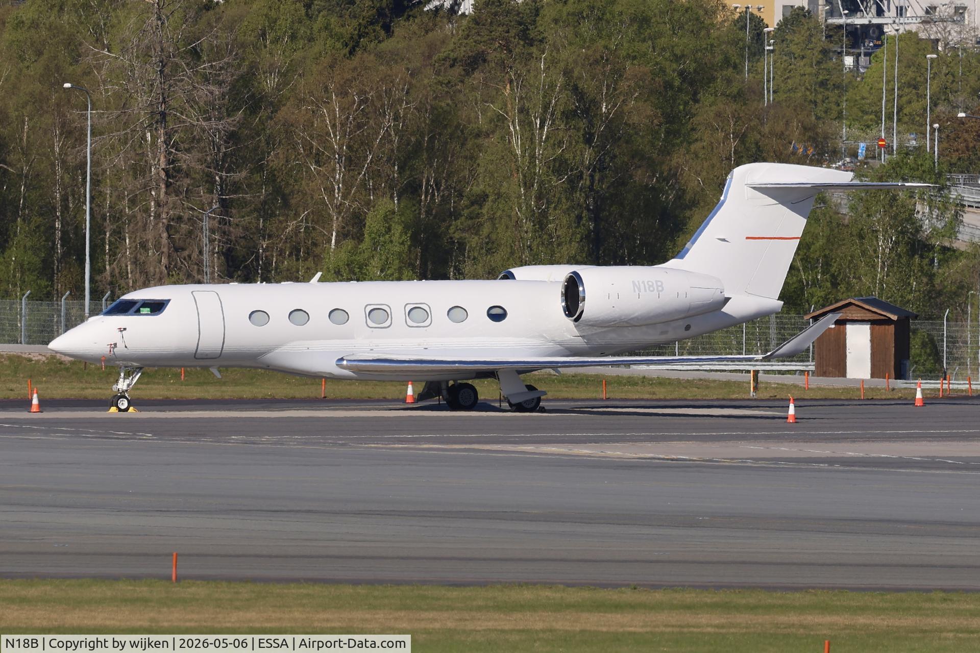 N18B, 2019 Gulfstream GVII-G500 C/N 72038, Ramp M