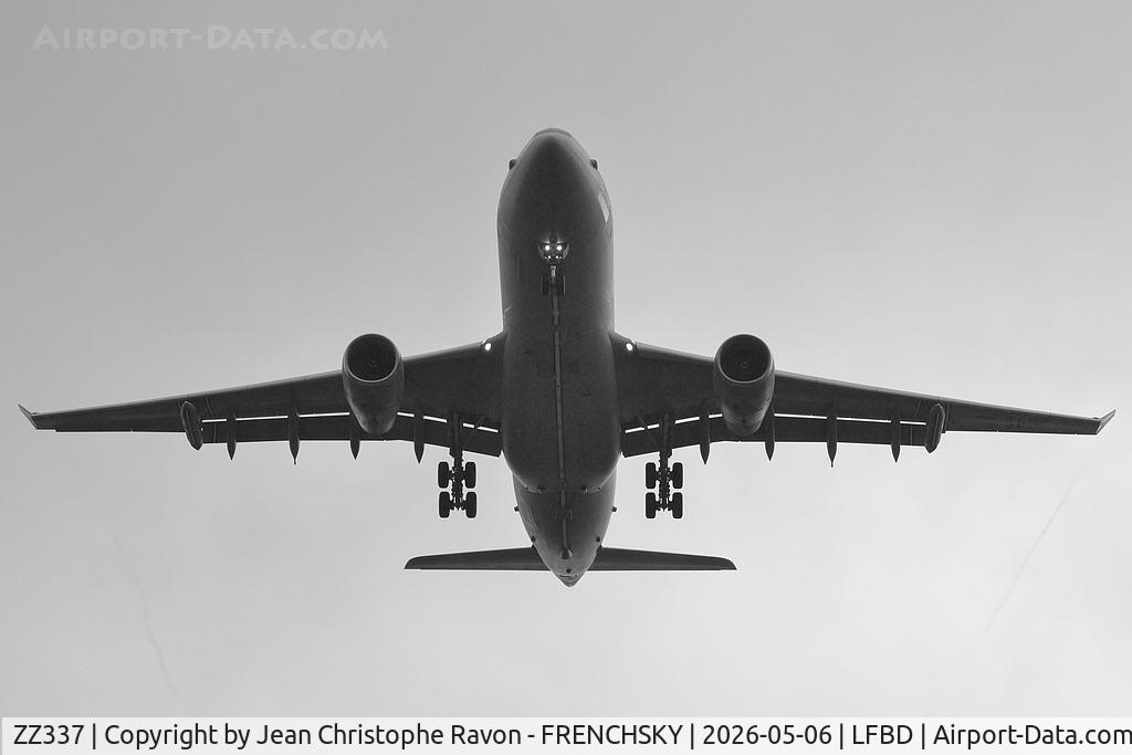 ZZ337, 2012 Airbus KC3 Voyager (A330-243MRTT) C/N 1390, Brize Norton (BZZ)	Bordeaux (BOD)	RRR2140