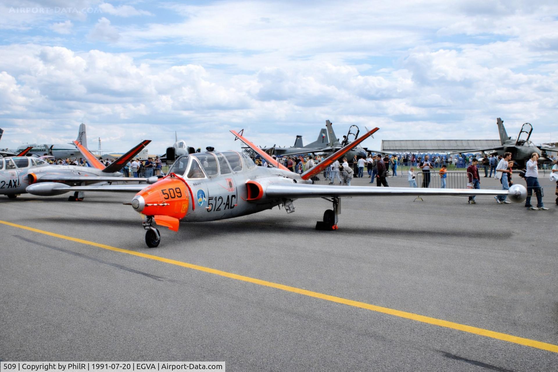 509, Fouga CM-170 Magister C/N 40, 509 Fouga CM-170R Magister AdeL IAT 