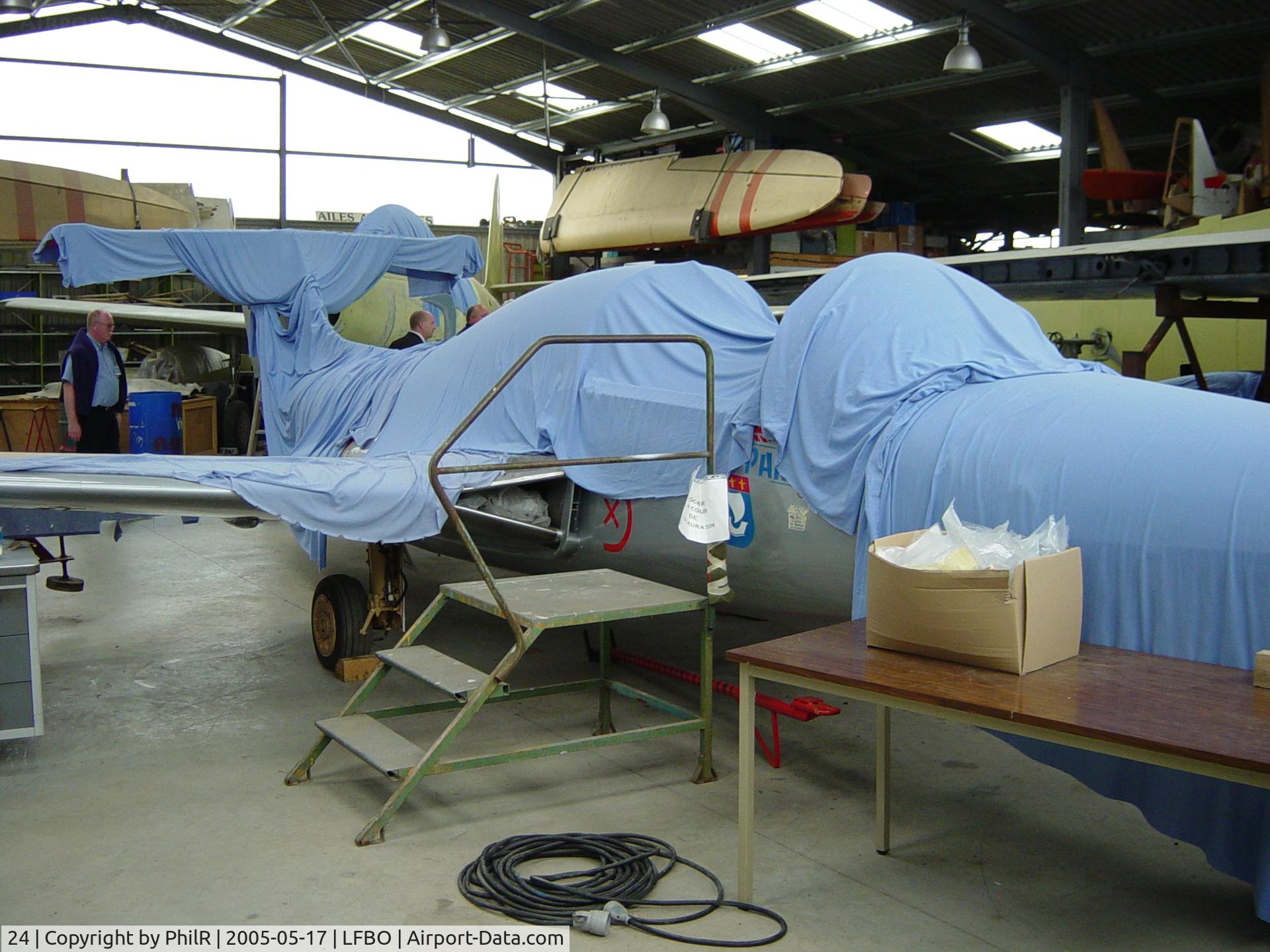 24, 1958 Morane-Saulnier MS-760 Paris IR C/N 24, 330-DB 1958 MS760A Paris AdL TLS 17.05.05(1).jpg