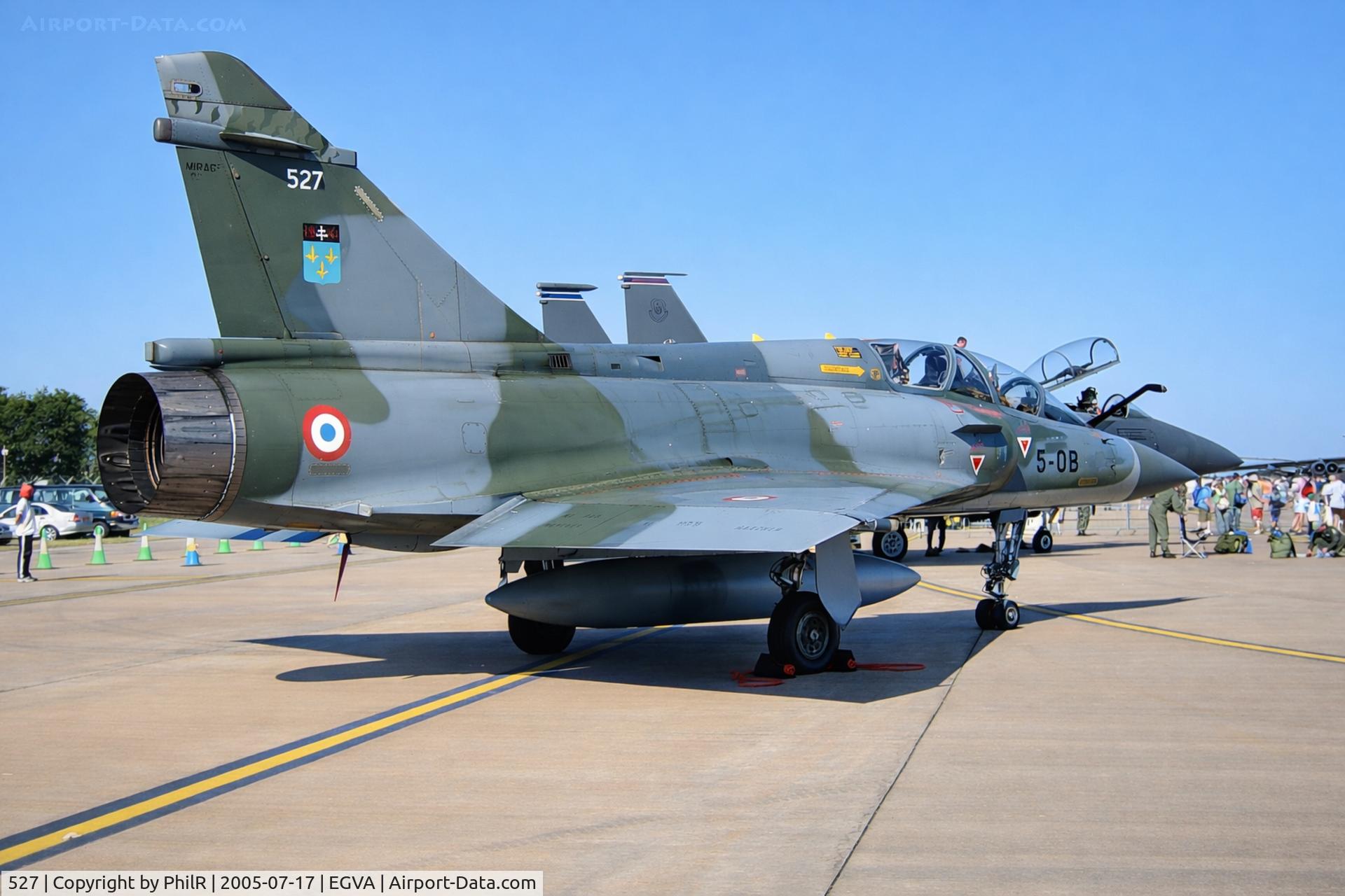 527, Dassault Mirage 2000B C/N 409, 527 5-OB Dassault Mirage 2000B AdL RIAT 