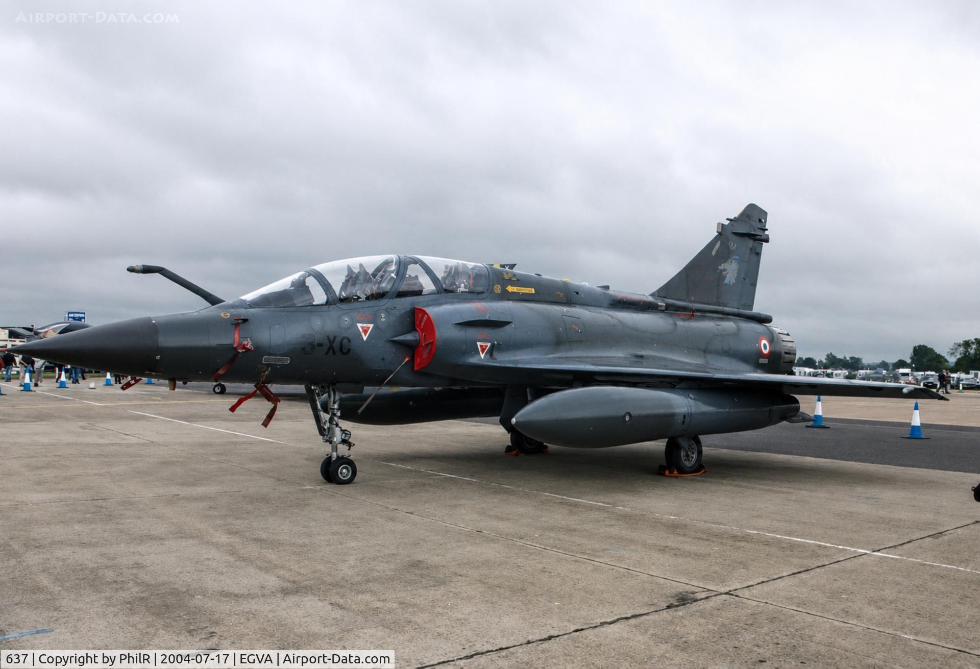 637, Dassault Mirage 2000D, c/n 441, 637 3-XC Dassault Mirage 2000D AdL RIAT