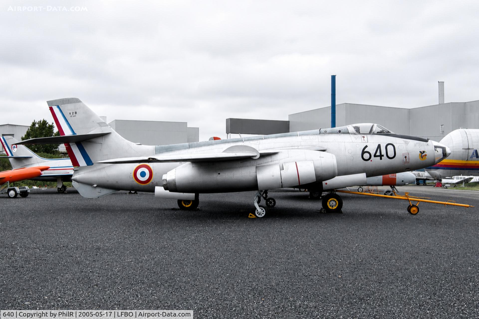 640, Sud Aviation SO.4050B Vautour IIB, c/n 119, 640 Sud-Ouest SO 4050 Vautour IIB AdL TLS