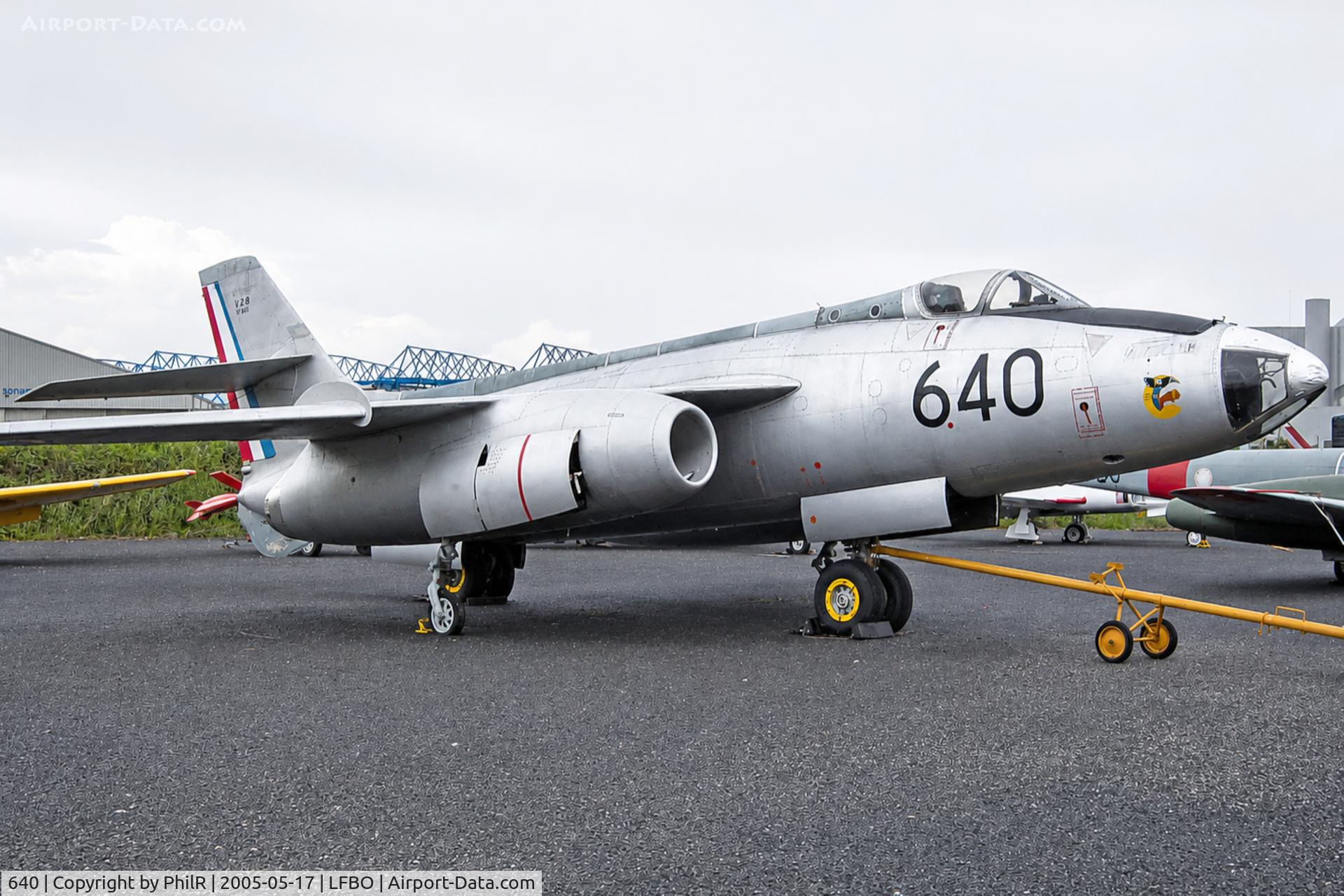640, Sud Aviation SO.4050B Vautour IIB, c/n 119, 640 Sud-Ouest SO 4050 Vautour IIB AdL TLS 