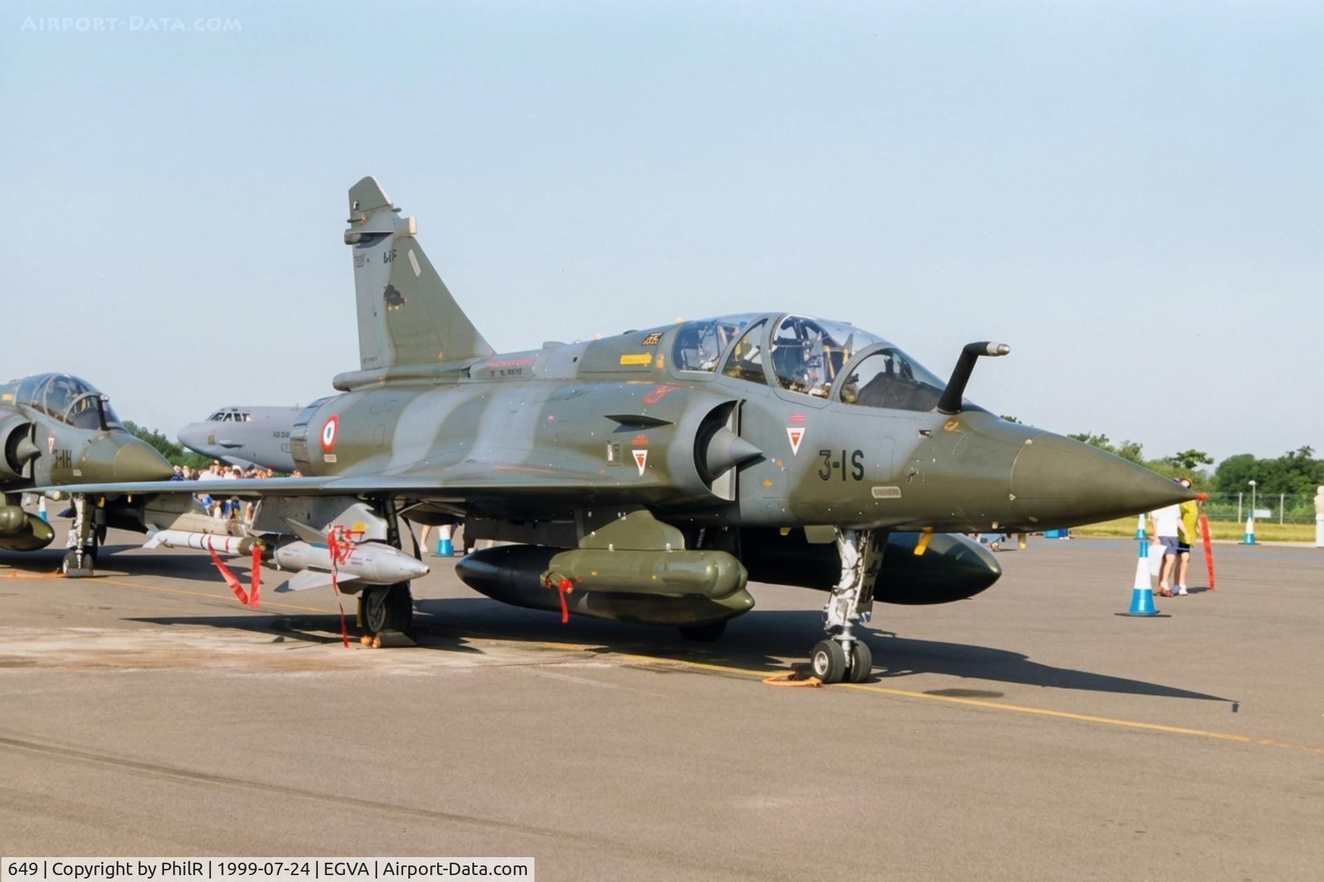 649, Dassault Mirage 2000D, c/n 465, 649 Dassault Mirage 2000D AdeL RIAT