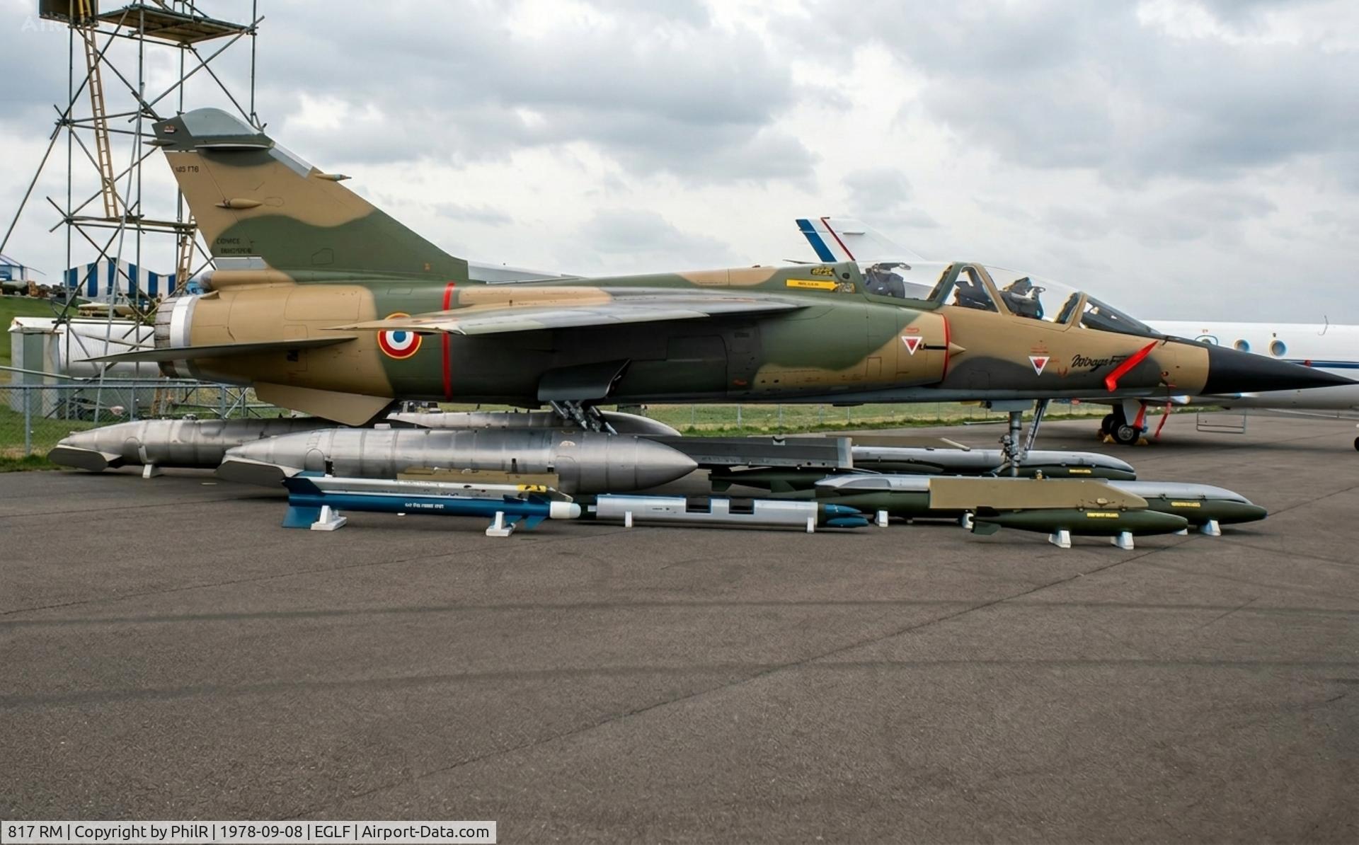 817 RM, Dassault Mirage 2000D, c/n 465, 817 RM Dassault Mirage AdL SBAC