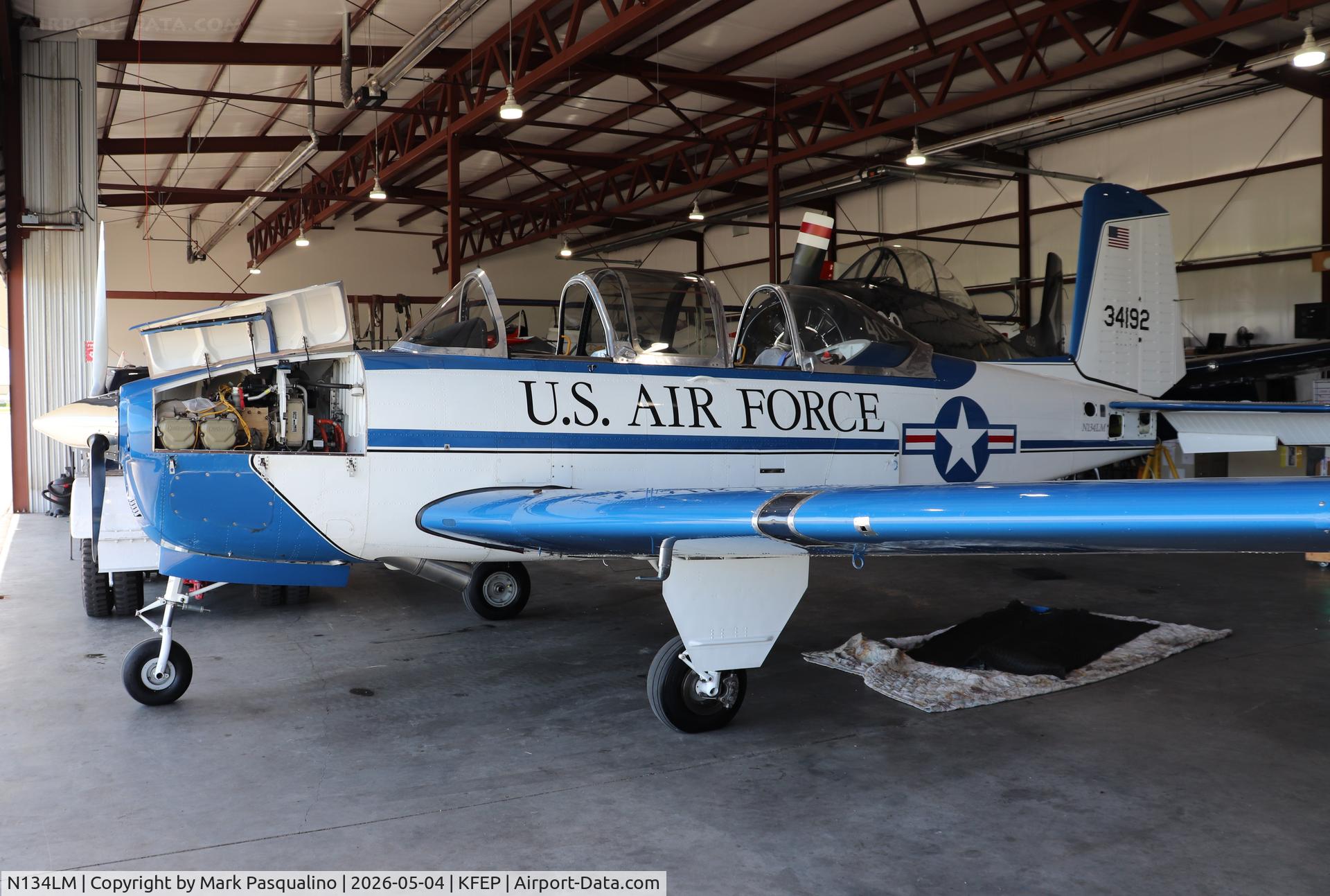 N134LM, 1955 Beech T-34A Mentor C/N G-292, Beech T-34A
