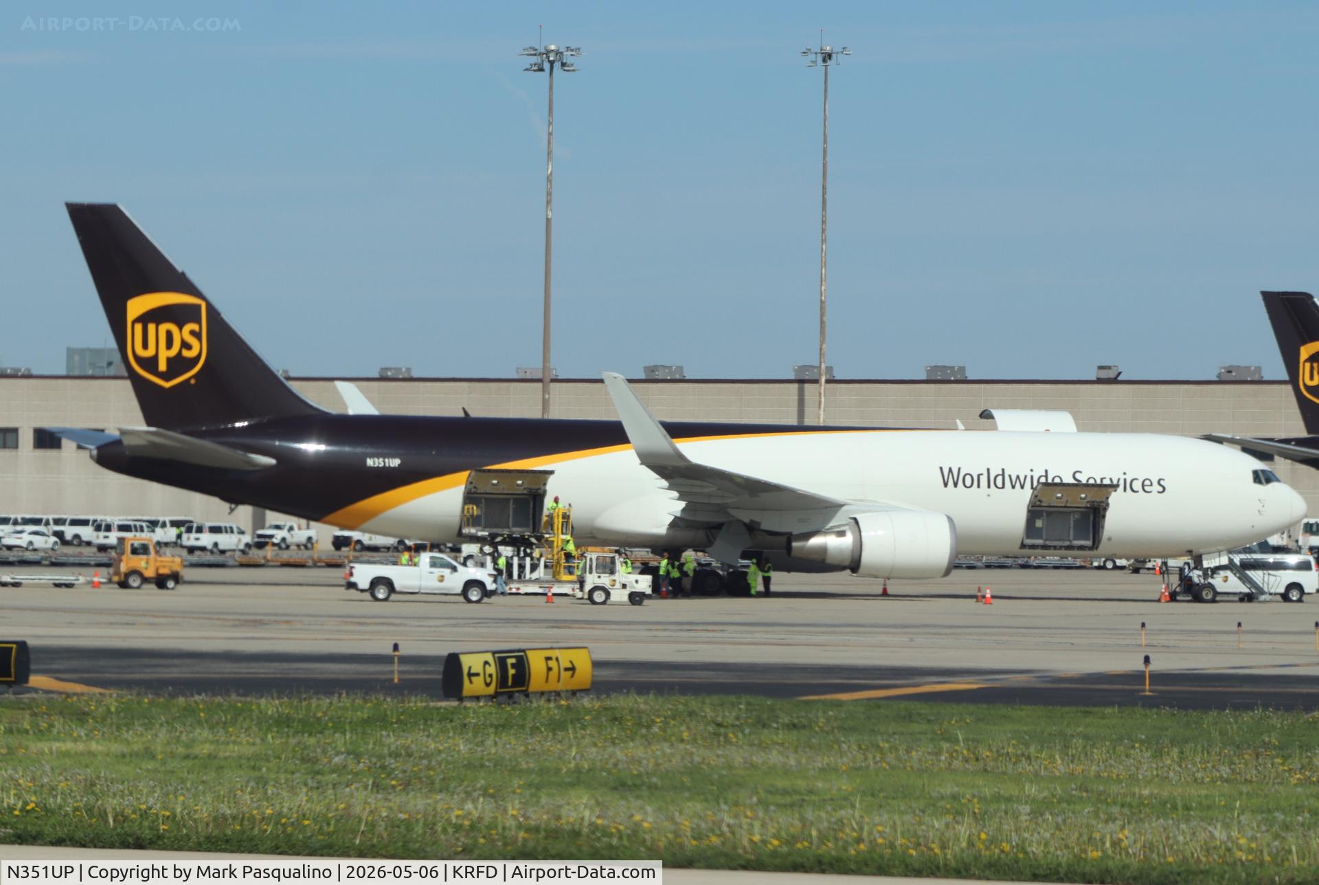N351UP, 2012 Boeing 767-34AF/ER, c/n 37874 l/n 1026, Boeing 767-34AF/ER