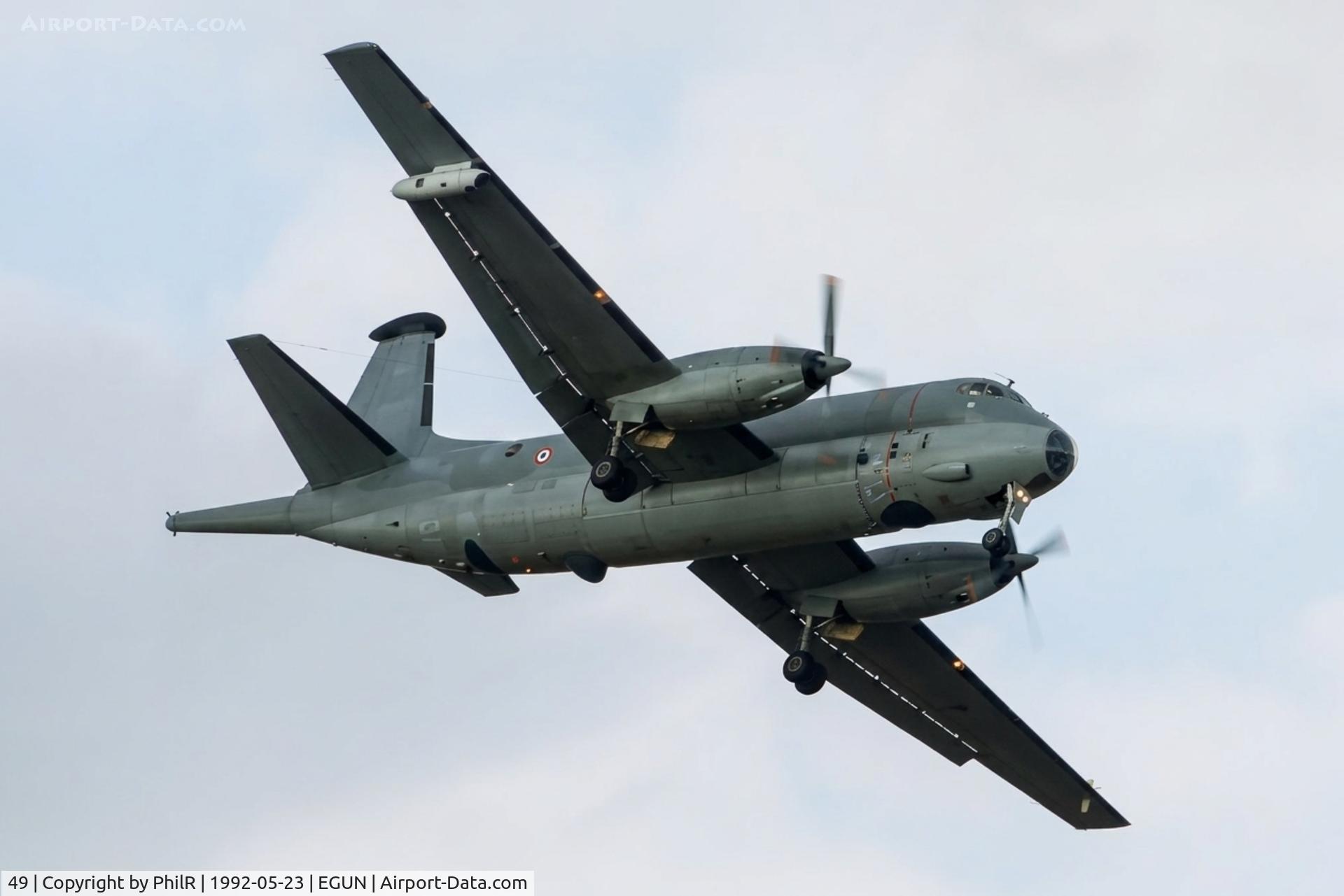 49, Breguet 1150 Atlantic C/N 49, 49 Breguet Atlantic Aeronavale Mildenhall 