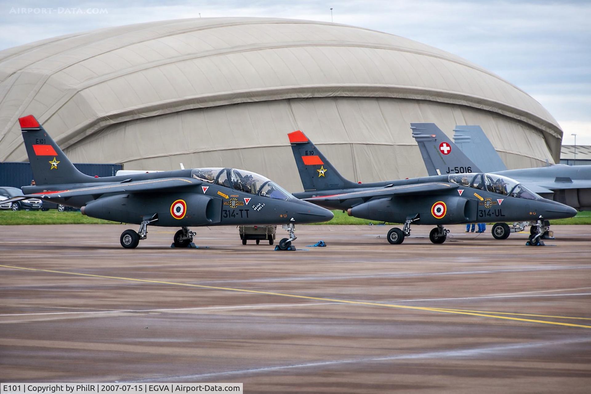 E101, Dassault-Dornier Alpha Jet E C/N E101, E10 314-UL & E101 314-TT Dassault Dornier Alpha Jets AdL RIAT 
