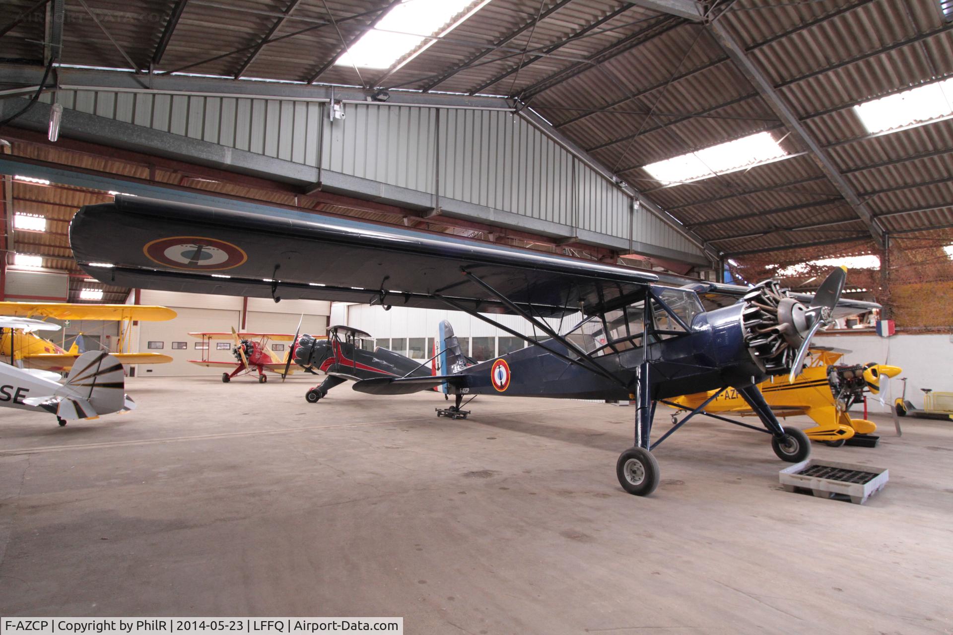 F-AZCP, Morane-Saulnier MS-502 Criquet, c/n 320, F-AZCP Morane-Saulnier MS502 Criquet Amicale Jean Baptiste Salis Cerny 