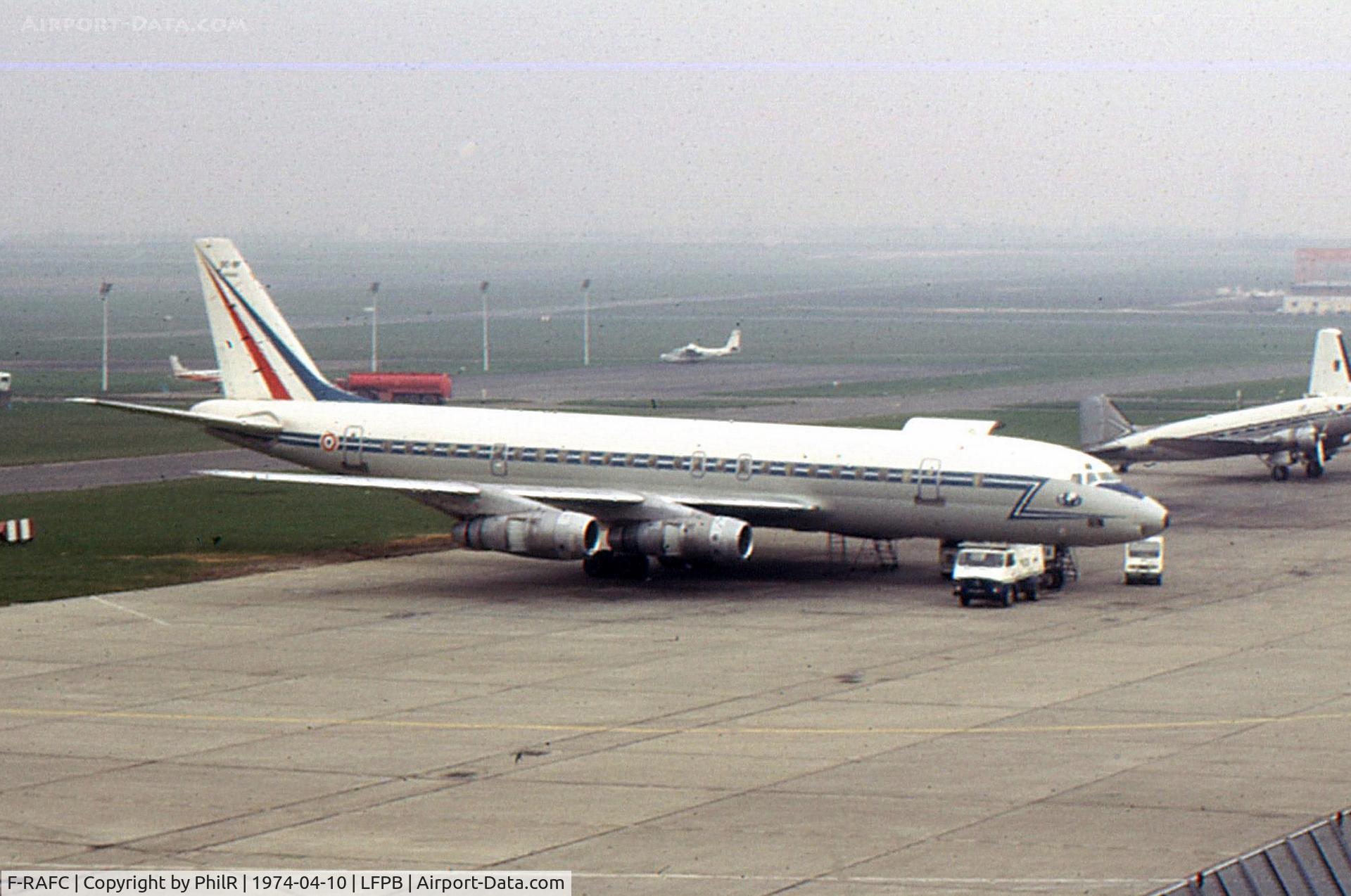 F-RAFC, 1965 Douglas DC-8F-55, c/n 45819, F-RAFC 1965 Douglas DC-8F-55 French Air Force LBG
