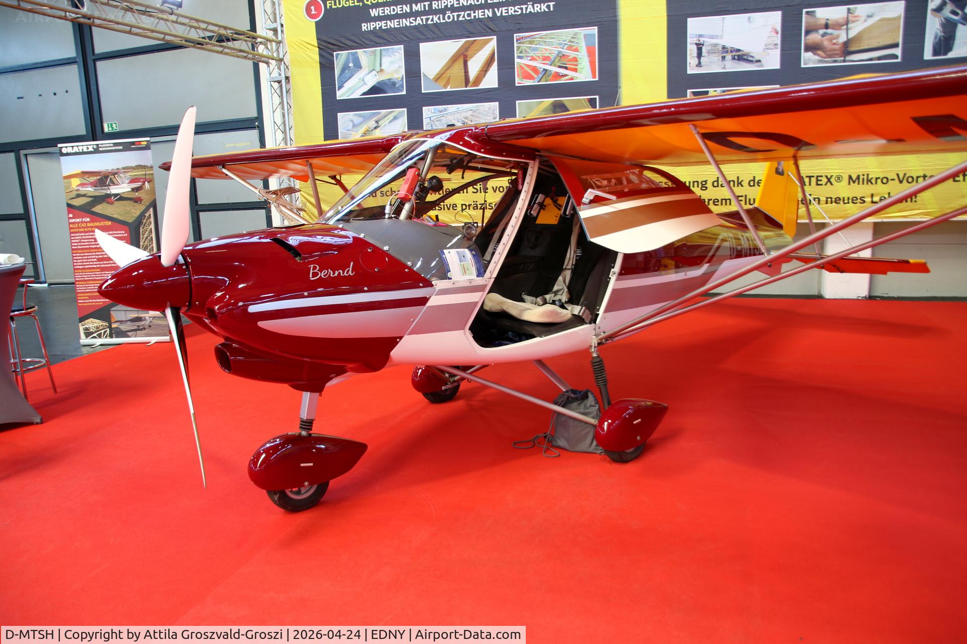 D-MTSH, 2004 Comco Ikarus C42B C/N 0404-6601, EDNY - Bodensee Airport Friedrichshafen, Germany. AERO 2026