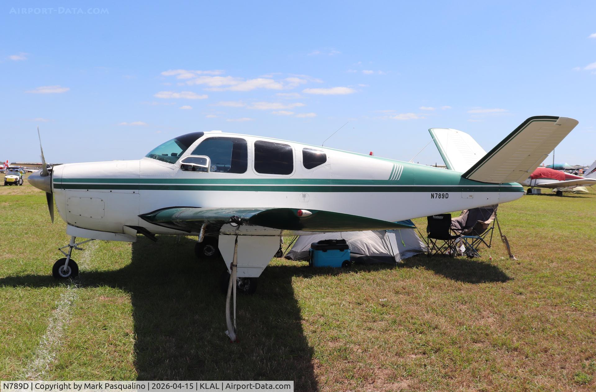 N789D, 1952 Beech C35 Bonanza C/N D-3058, Beech C35