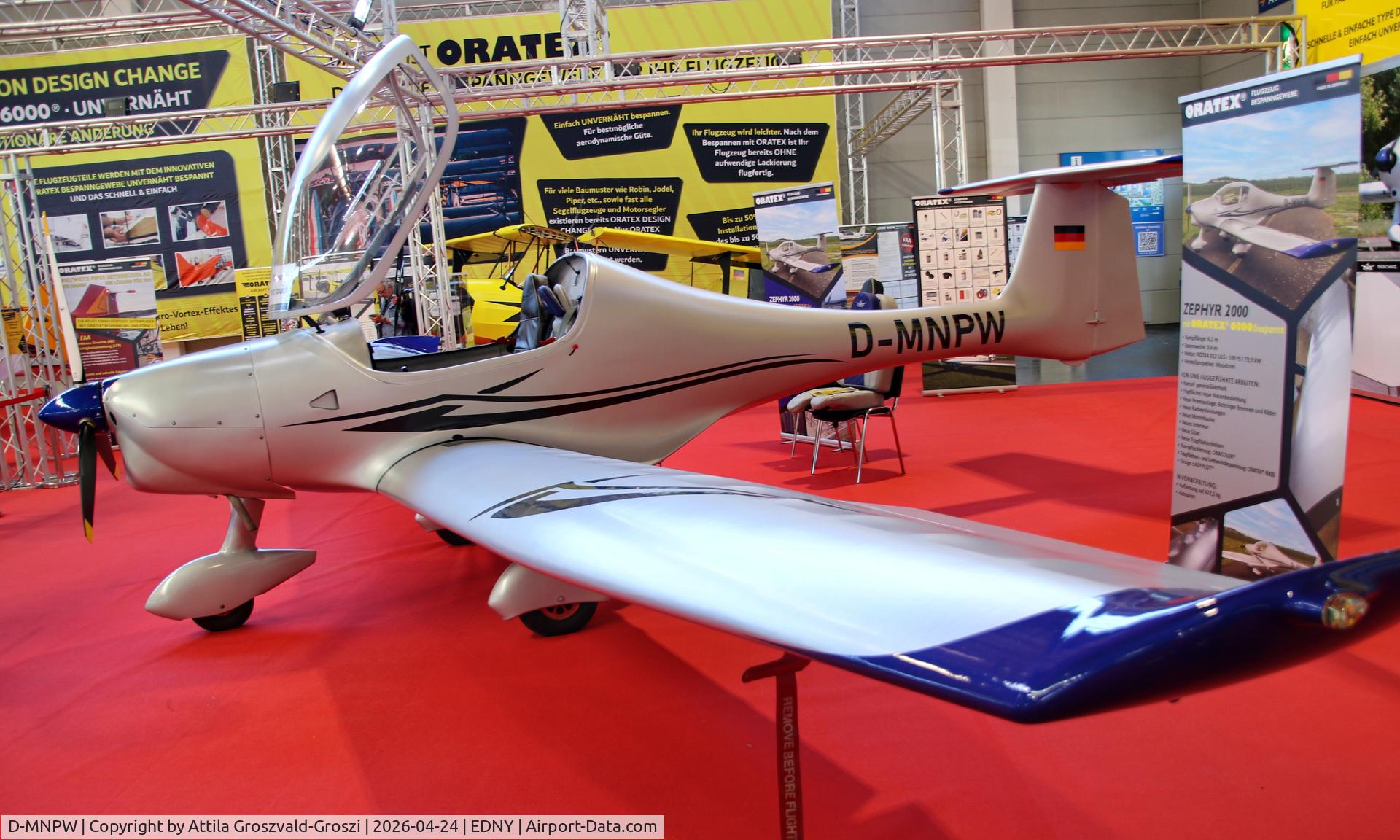 D-MNPW, ATEC Zephyr 2000 C/N ZP 480900, EDNY - Bodensee Airport Friedrichshafen, Germany. AERO 2026