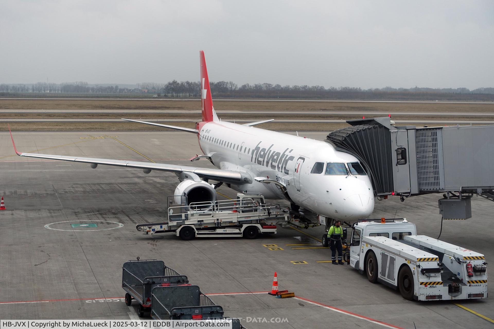 HB-JVX, 2013 Embraer 190STD (ERJ-190-100STD) C/N 19000603, At Berlin Brandenburg