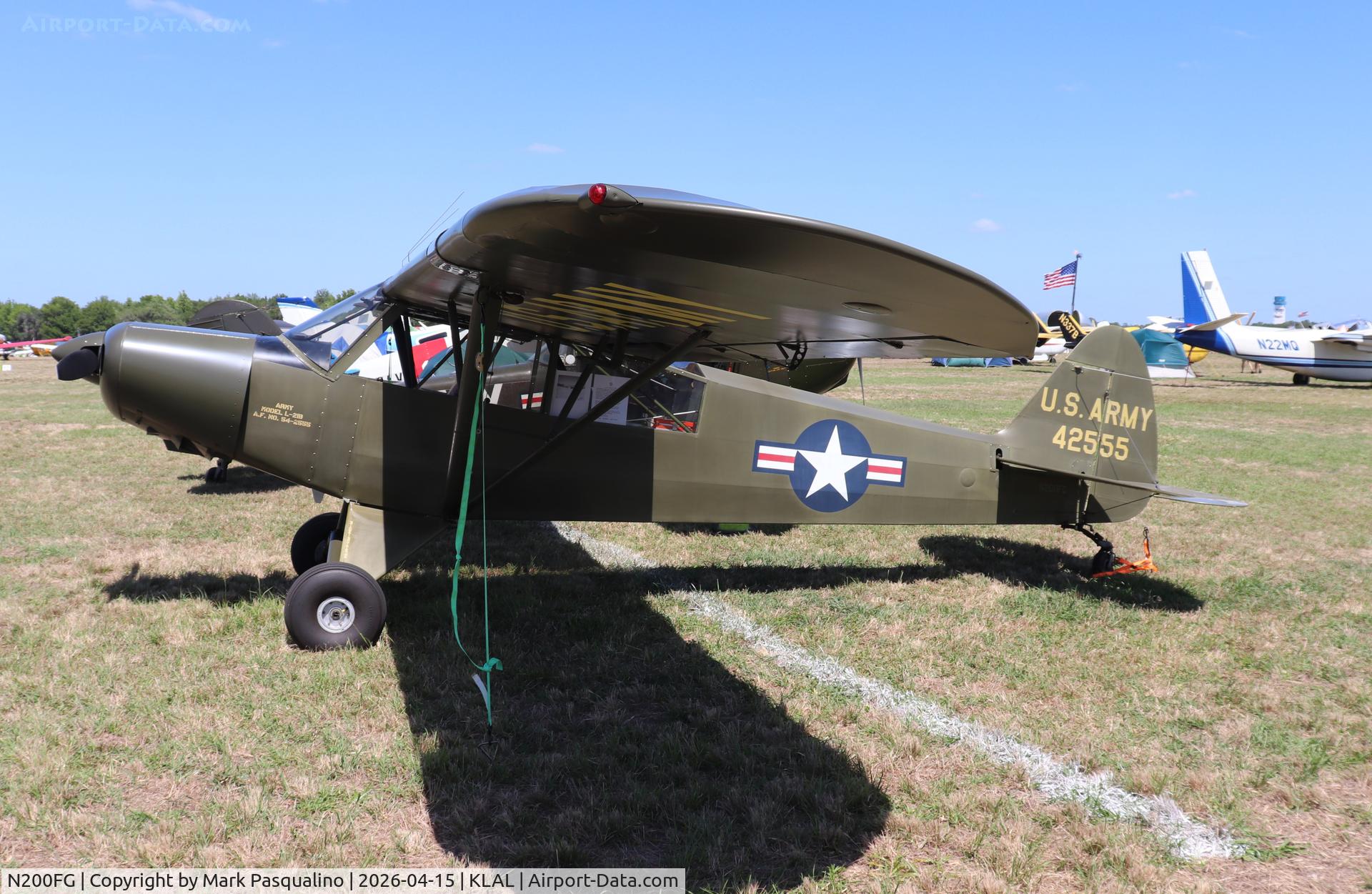 N200FG, 1954 Piper L-21B, c/n 18-3955, Piper L-21B