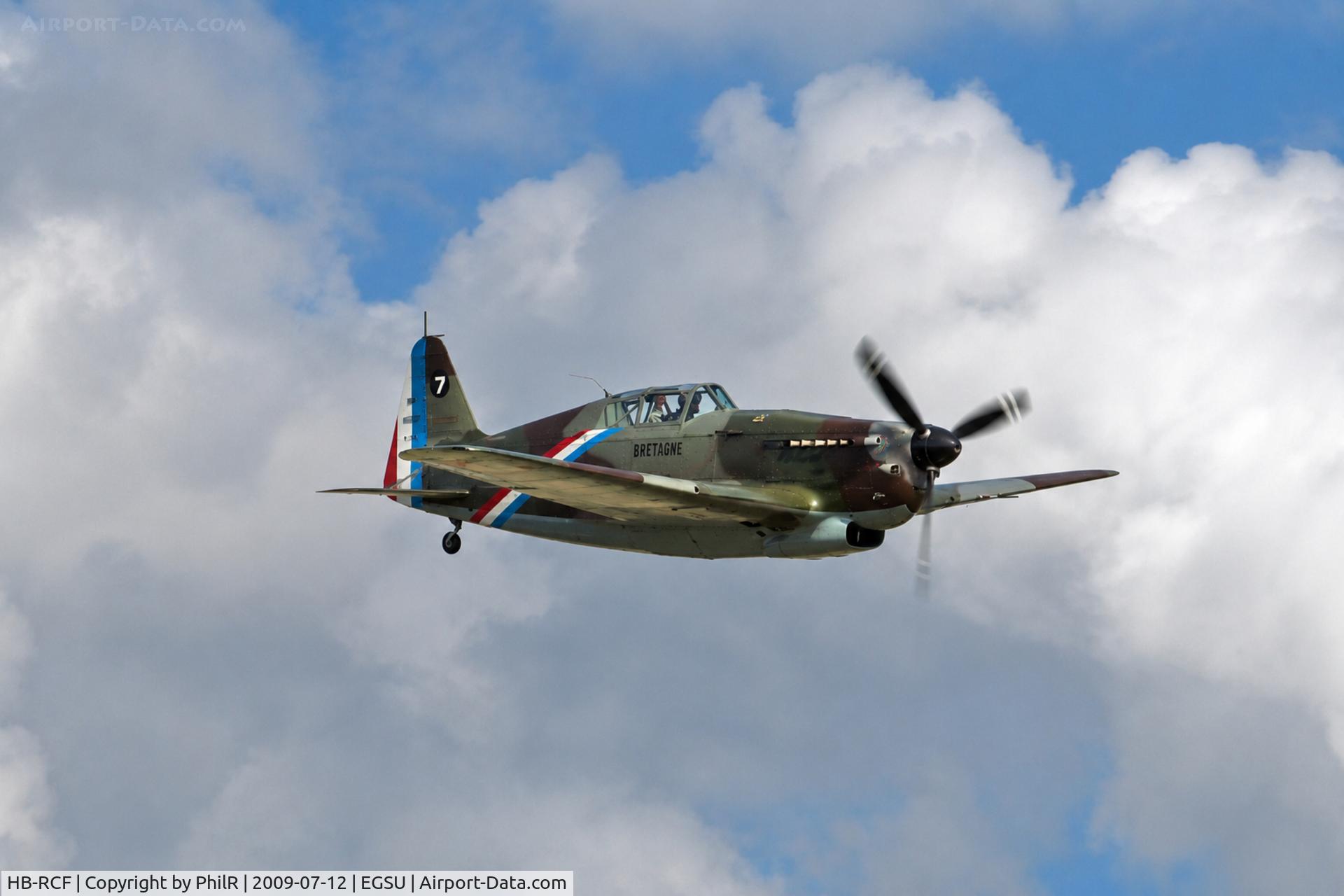 HB-RCF, 1942 Morane-Saulnier D-3801 (MS-412) C/N 194, N458 1938 Morane Saulnier MS406 D-3810 Duxford 
