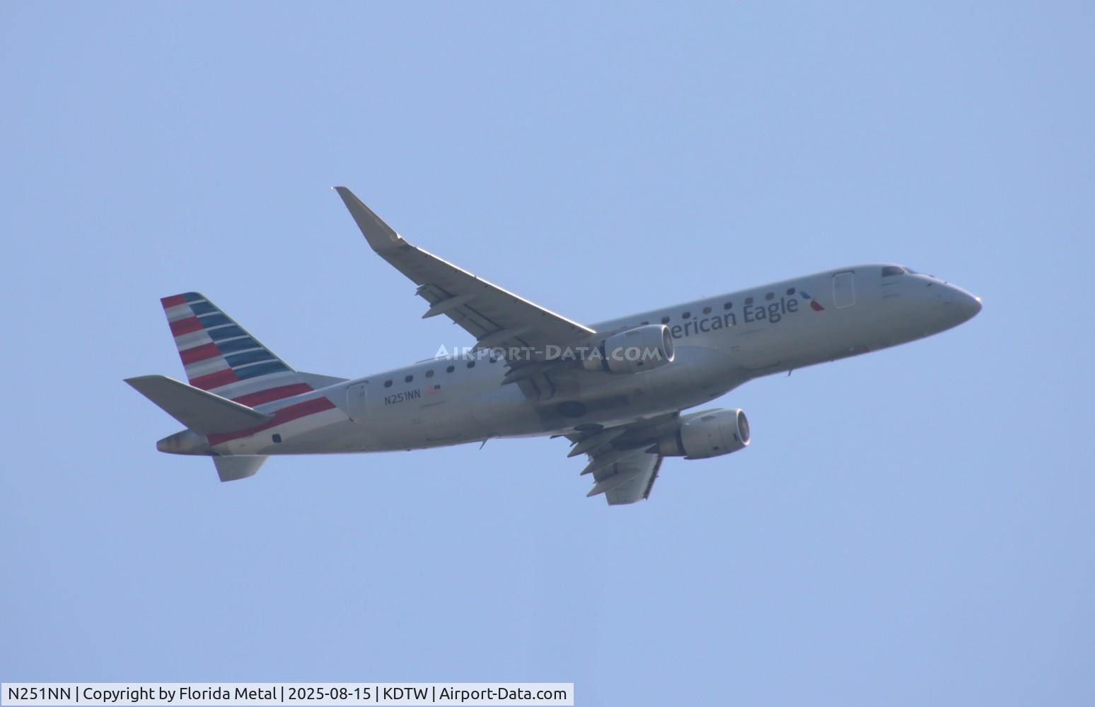 N251NN, 2017 Embraer 175LR (ERJ-170-200LR), c/n 17000641, ENY/AE E175 zx dtw-ord