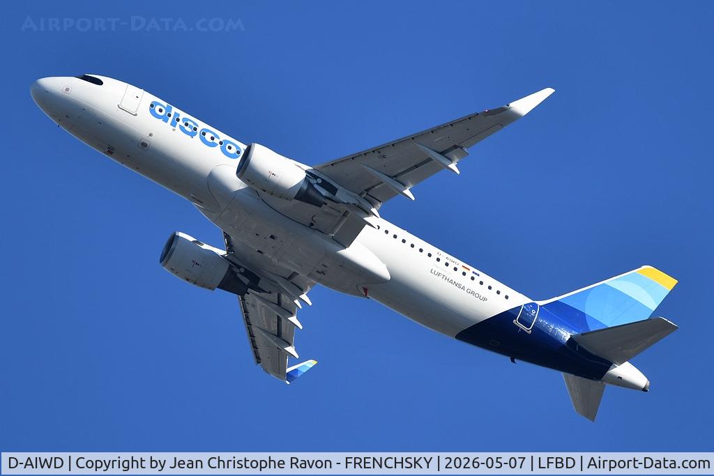 D-AIWD, 2018 Airbus A320-214 C/N 8672, Bordeaux (BOD)	Munich (MUC)	LH2259