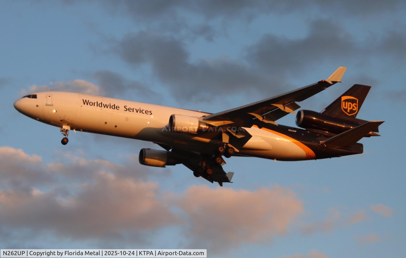 N262UP, 2001 McDonnell Douglas MD-11F, c/n 48806 l/n 646, UPS MD-11F zx sdf-tpa