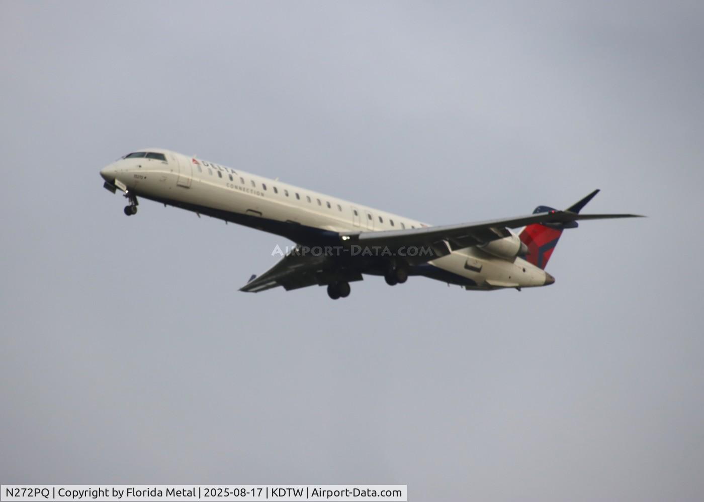 N272PQ, 2013 Bombardier CRJ-900 (CL-600-2D24) C/N 15272, EDV/DAL CRJ9 zx btv-dtw