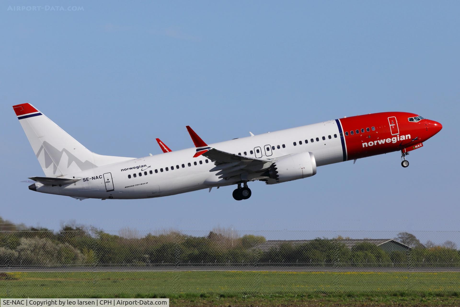 SE-NAC, 2025 Boeing 737-8 MAX C/N 66303, Copenhagen 4.5.2026
