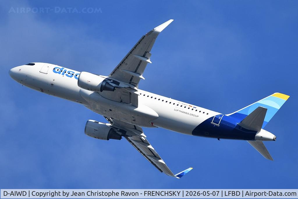 D-AIWD, 2018 Airbus A320-214 C/N 8672, Bordeaux (BOD) Munich (MUC) LH2259