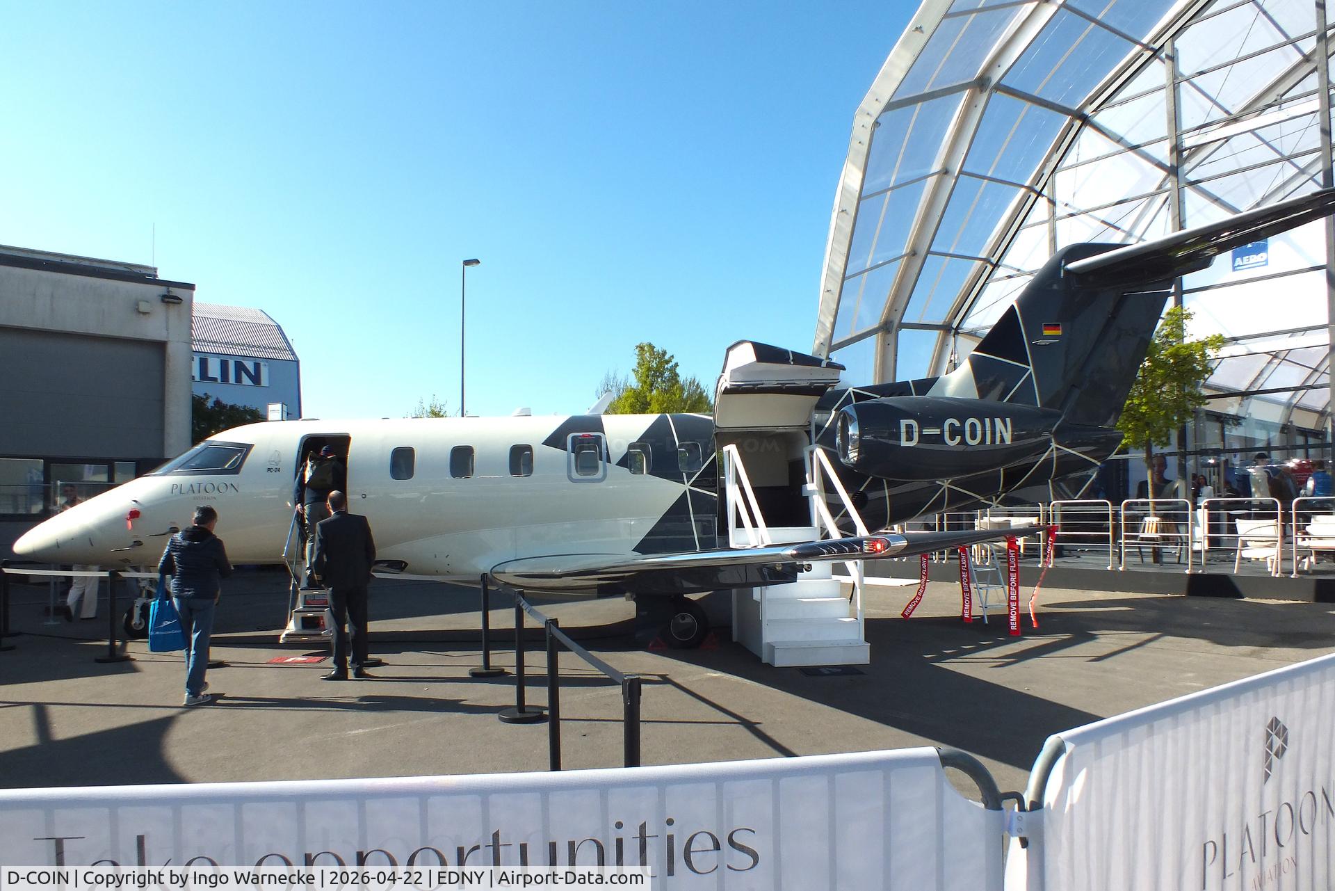 D-COIN, 2024 Pilatus PC-24 C/N 515, Pilatus PC-24 at the AERO 2026, Friedrichshafen