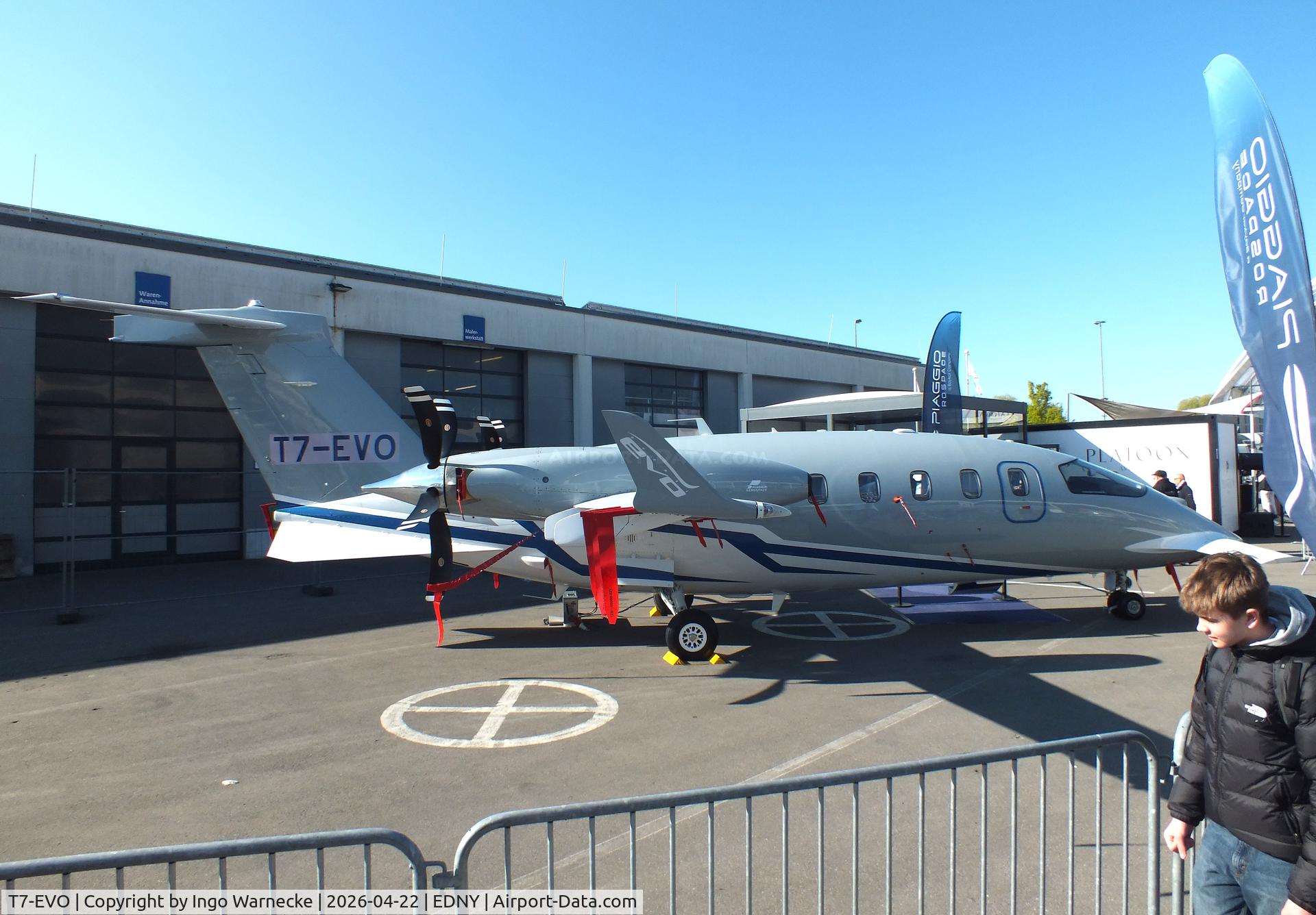 T7-EVO, 2019 Piaggio P-180 Avanti II EVO C/N 3019, Piaggio P-180 Avanti II EVO at the AERO 2026, Friedrichshafen