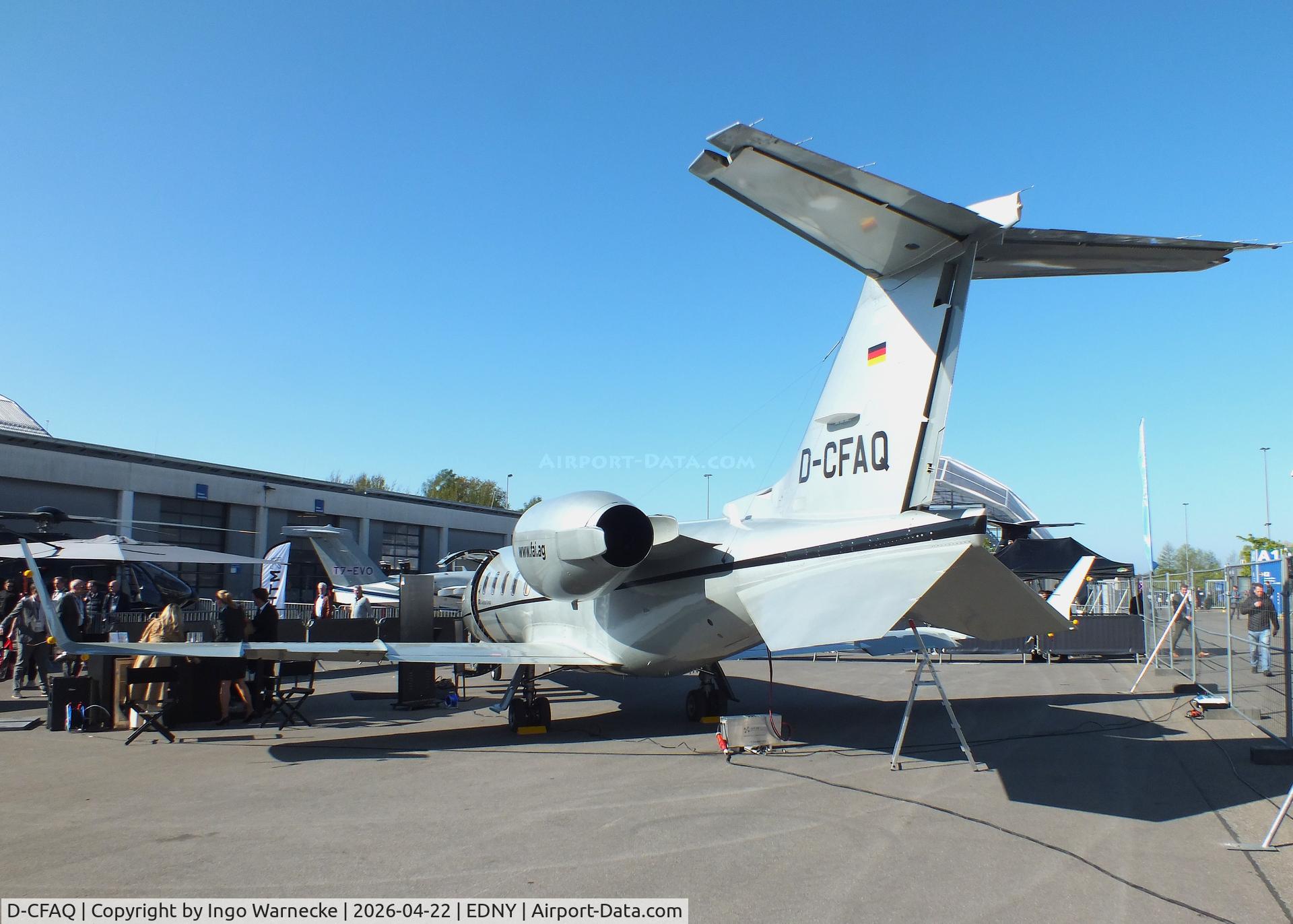 D-CFAQ, 2006 Learjet 60 C/N 60-312, Learjet 60 at the AERO 2026, Friedrichshafen