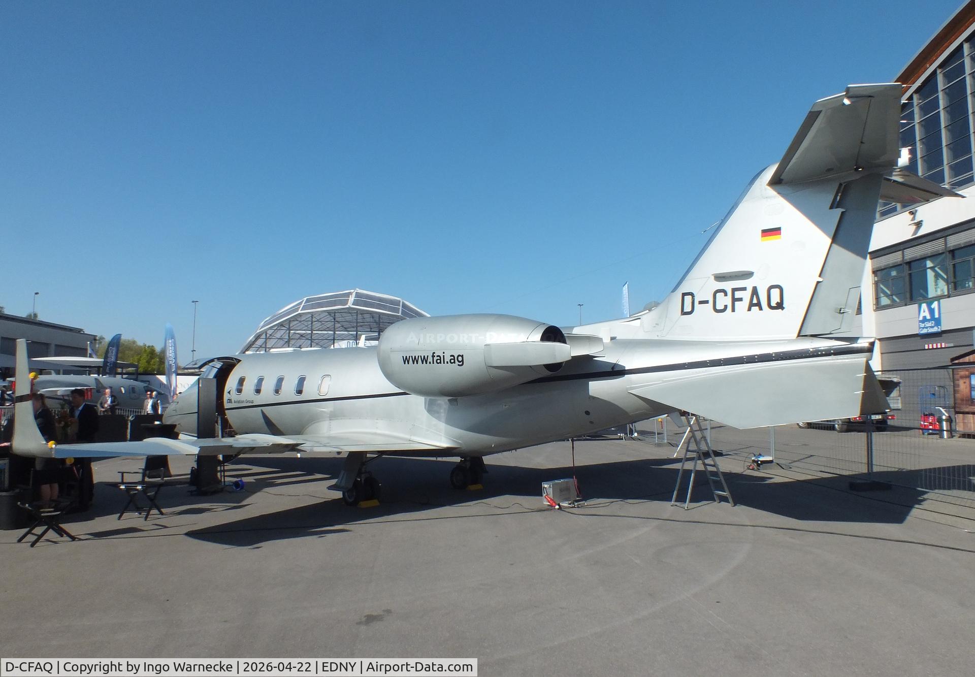 D-CFAQ, 2006 Learjet 60 C/N 60-312, Learjet 60 at the AERO 2026, Friedrichshafen