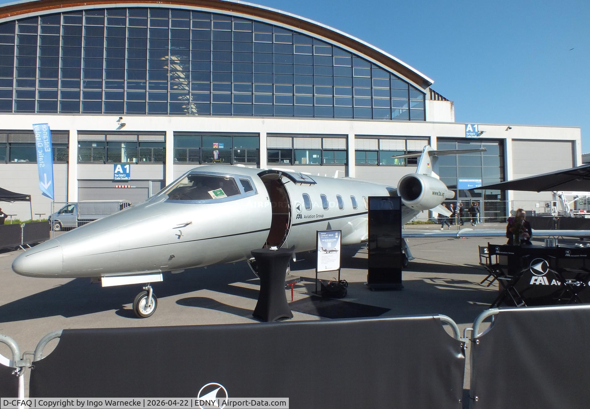D-CFAQ, 2006 Learjet 60 C/N 60-312, Learjet 60 at the AERO 2026, Friedrichshafen