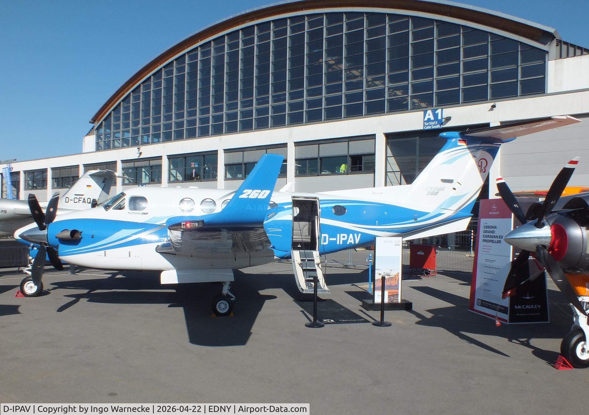 D-IPAV, 2023 Beechcraft B200GT Super King Air 260 C/N BY-454, Beechcraft B200GT Super King Air 260 at the AERO 2026, Friedrichshafen