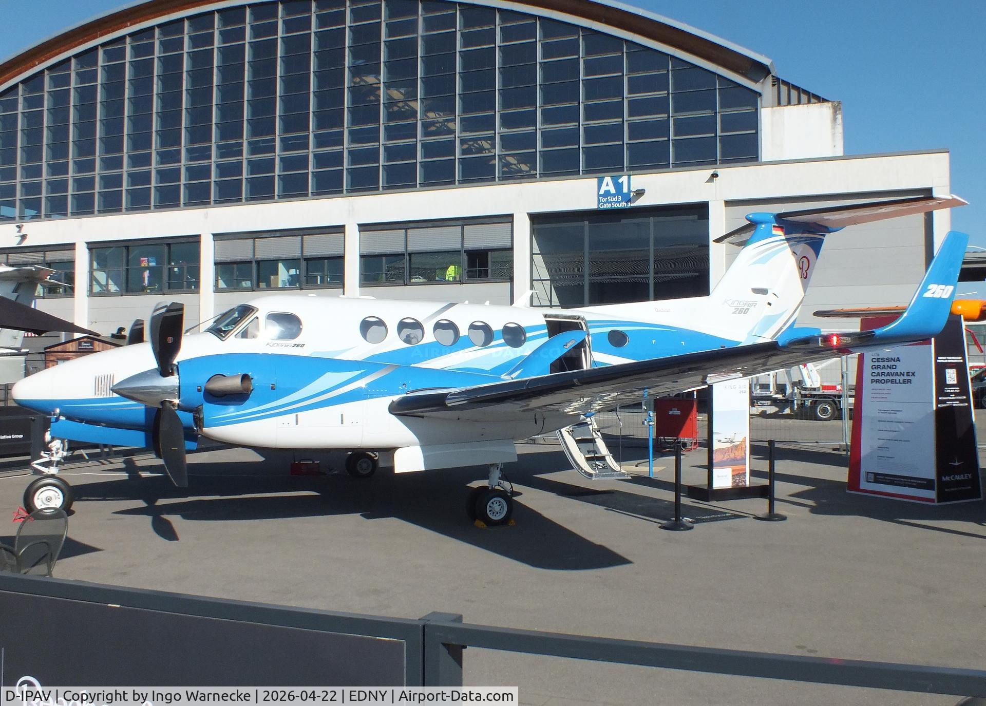 D-IPAV, 2023 Beechcraft B200GT Super King Air 260 C/N BY-454, Beechcraft B200GT Super King Air 260 at the AERO 2026, Friedrichshafen