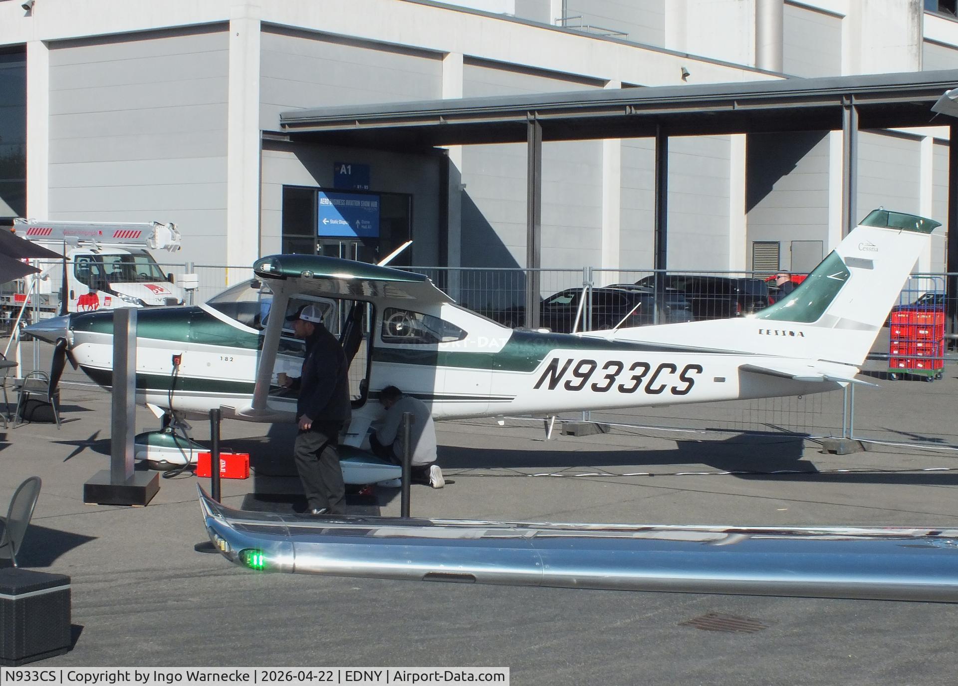 N933CS, 2026 Cessna 182T Skylane Skylane C/N 182-83333, Cessna 182T Skylane at the AERO 2026, Friedrichshafen