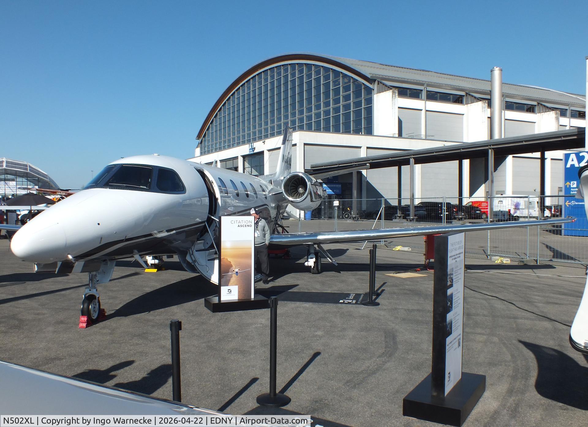 N502XL, 2026 Cessna 560 XLS Citation Ascend C/N 560-6502, Cessna 560 Citation XLS Ascend at the AERO 2026, Friedrichshafen