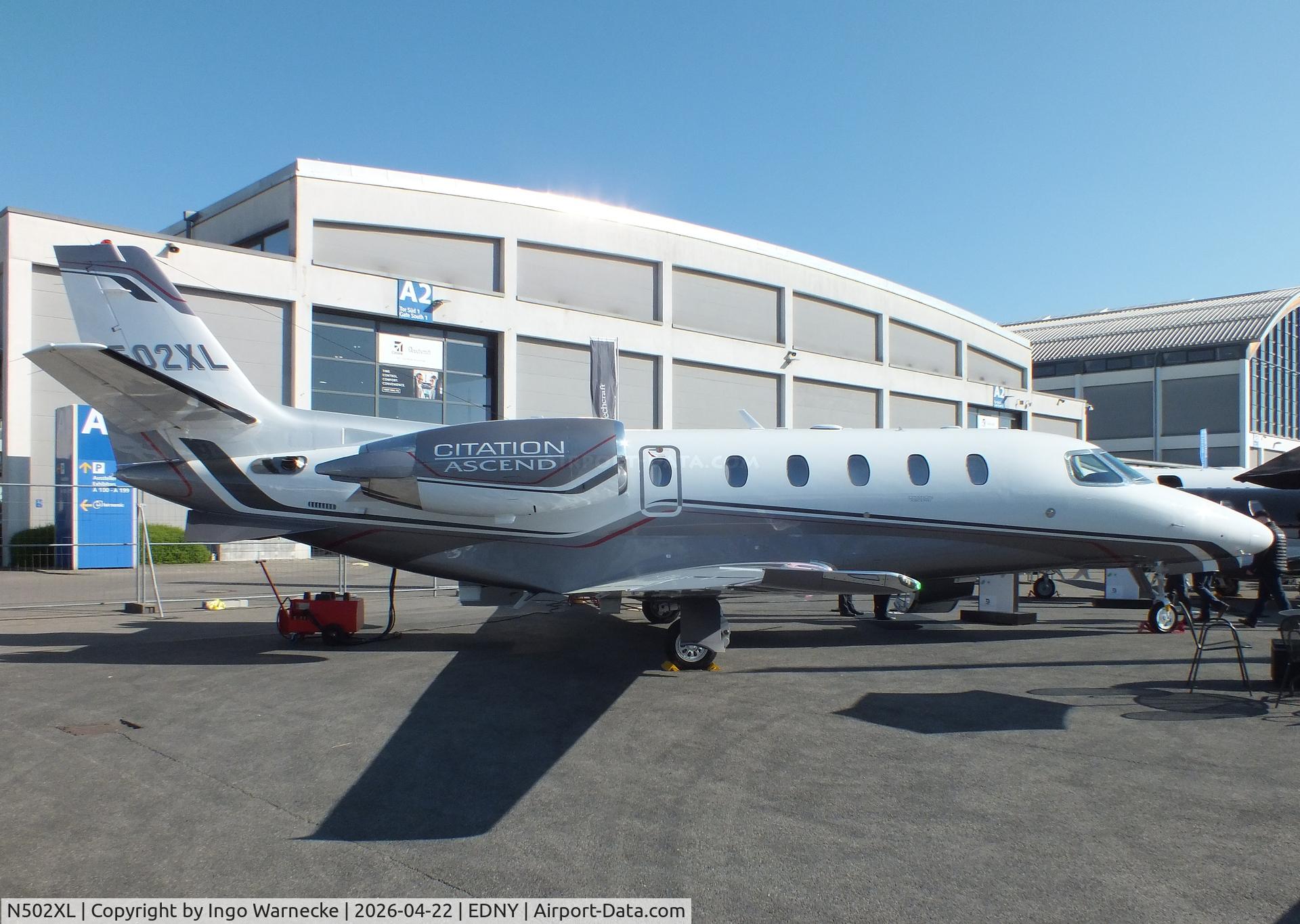 N502XL, 2026 Cessna 560 XLS Citation Ascend C/N 560-6502, Cessna 560 Citation XLS Ascend at the AERO 2026, Friedrichshafen