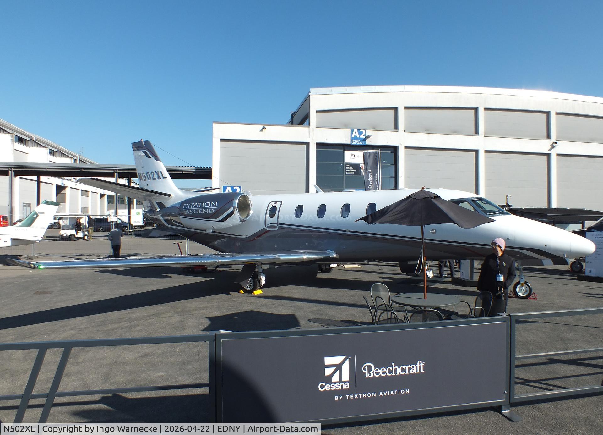 N502XL, 2026 Cessna 560 XLS Citation Ascend C/N 560-6502, Cessna 560 Citation XLS Ascend at the AERO 2026, Friedrichshafen